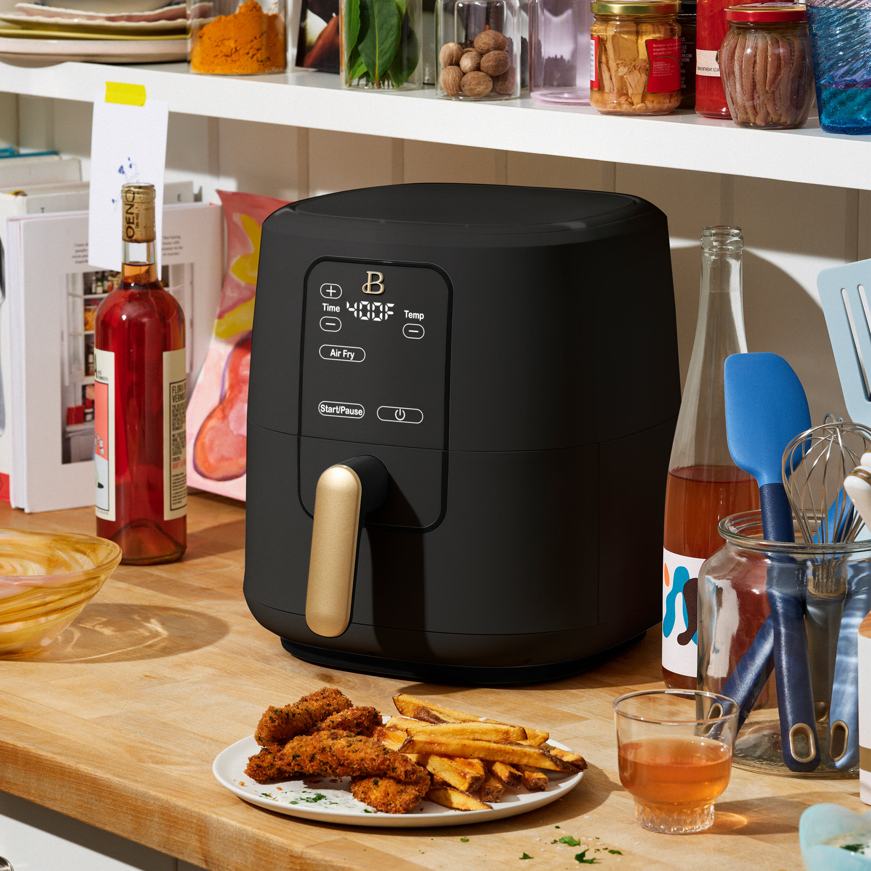 Beautiful Kitchenware Dual Air Fryer Review: Cuts Cooking Time In Half –  SheKnows