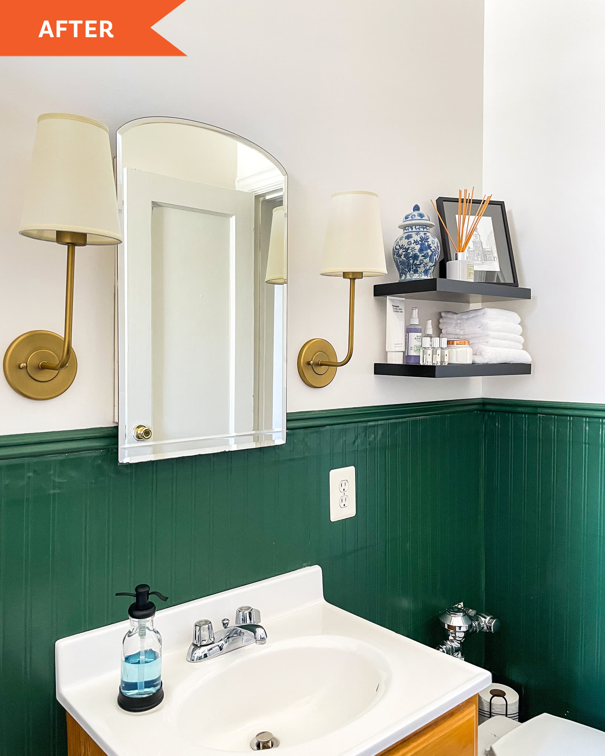 Renter friendly bathroom makeover — house on a sugar hill