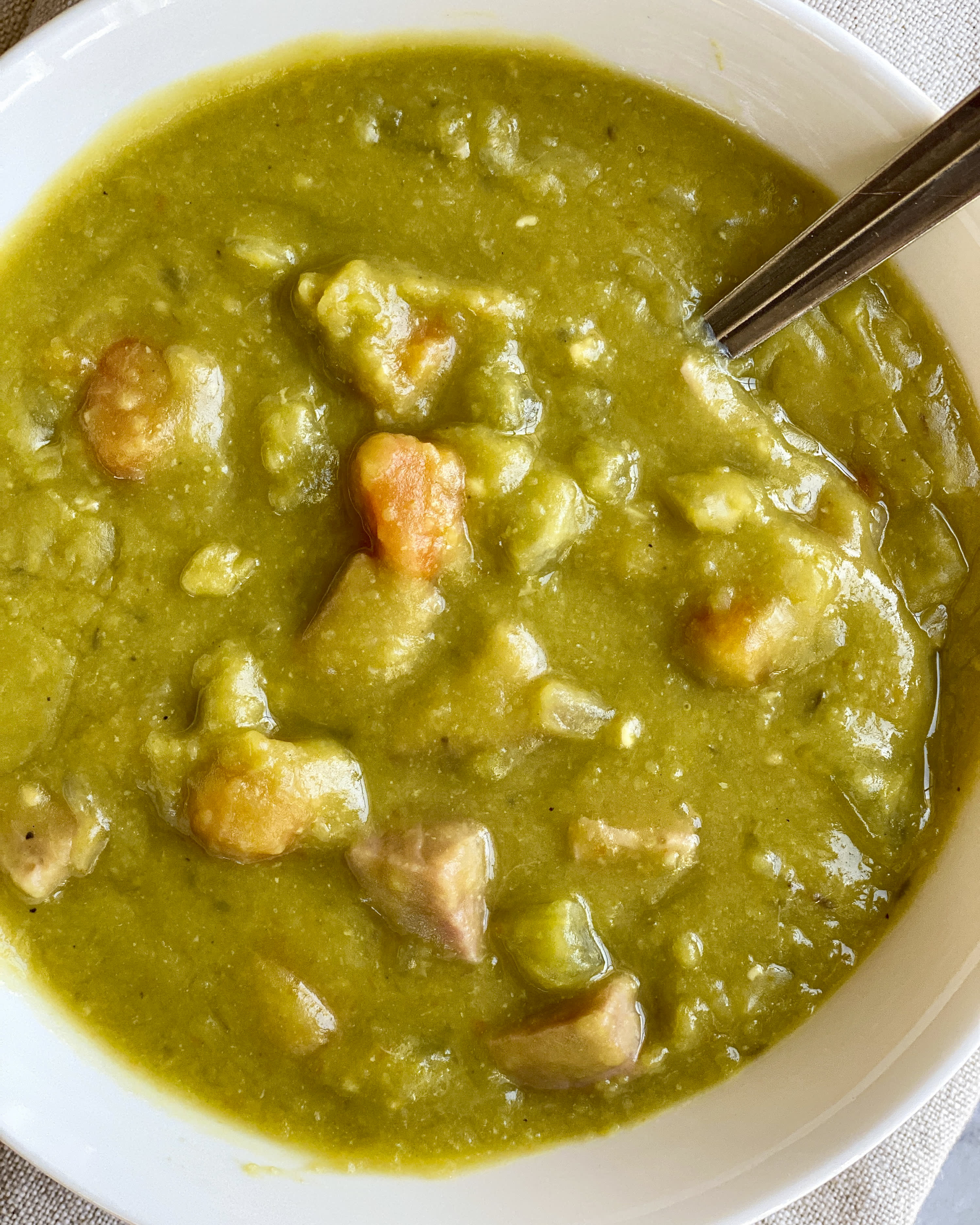 Green Pea Soup (Dairy-Free + 6 Ingredients!) - From My Bowl