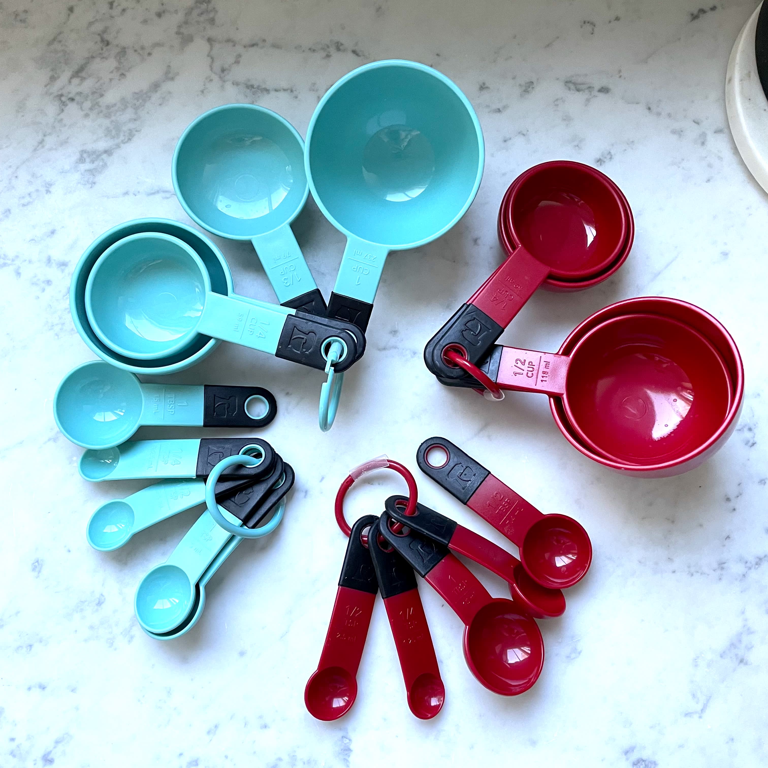 KITCHENAID, 12 Piece, Measuring Cups and Spoons, Red, NEW IN BOX