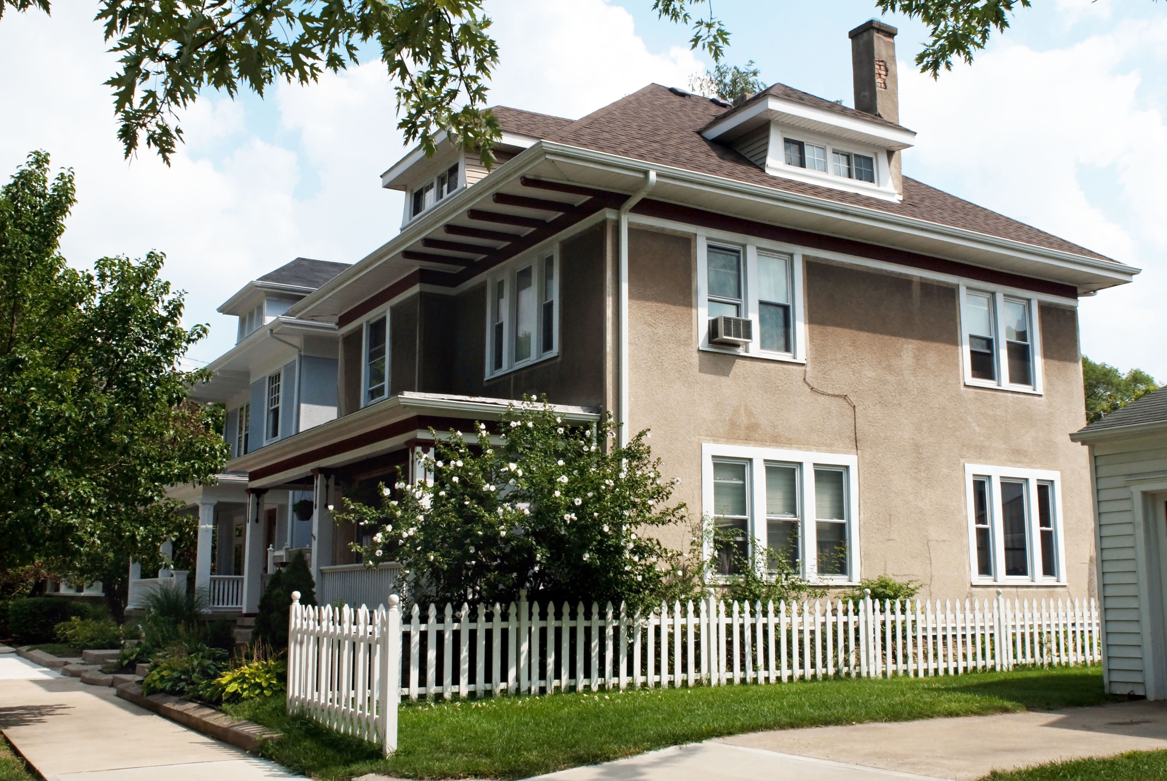 american foursquare house design