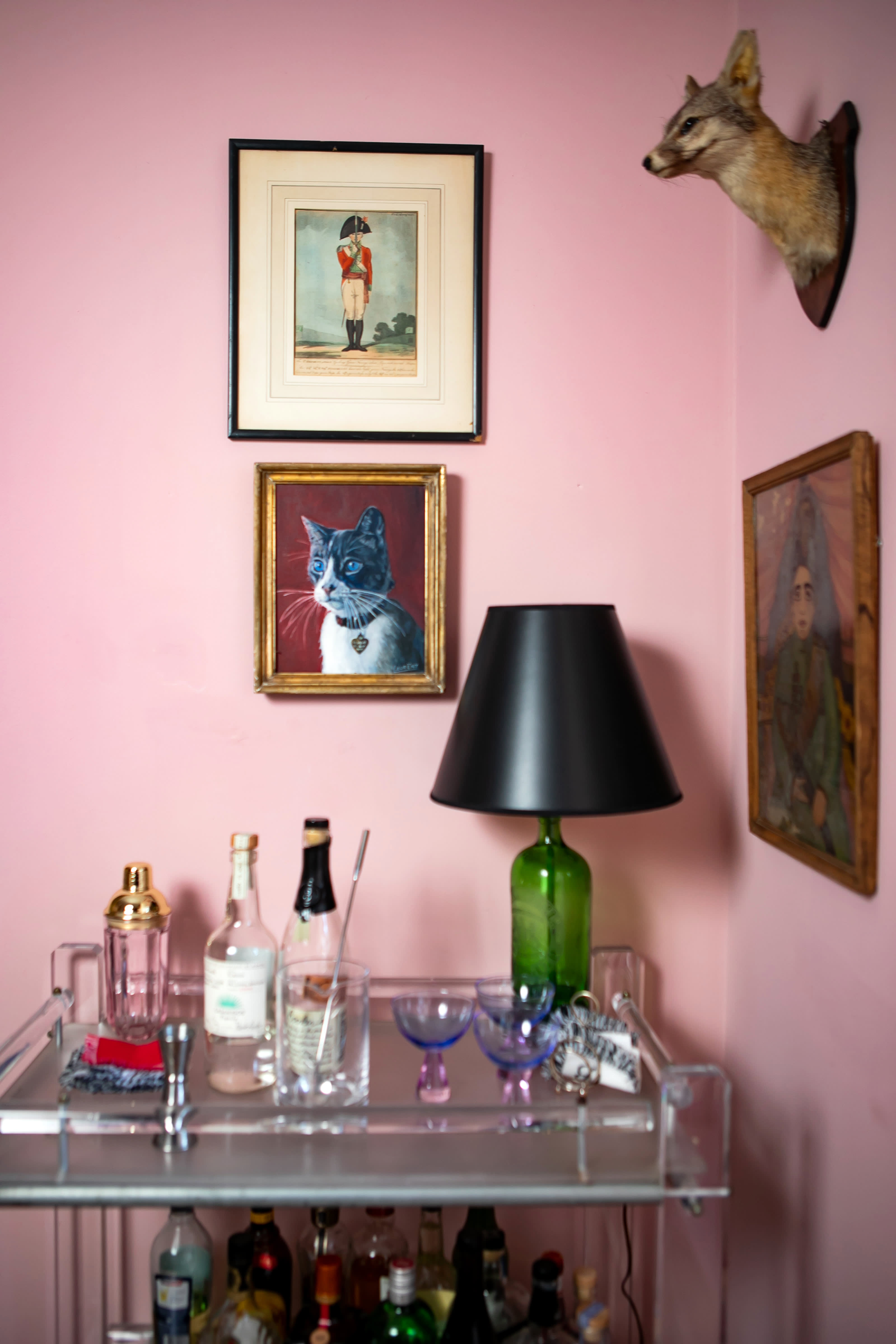 Tour the Hot Pink New York Home of a Spanish Fashion Designer, Architectural Digest