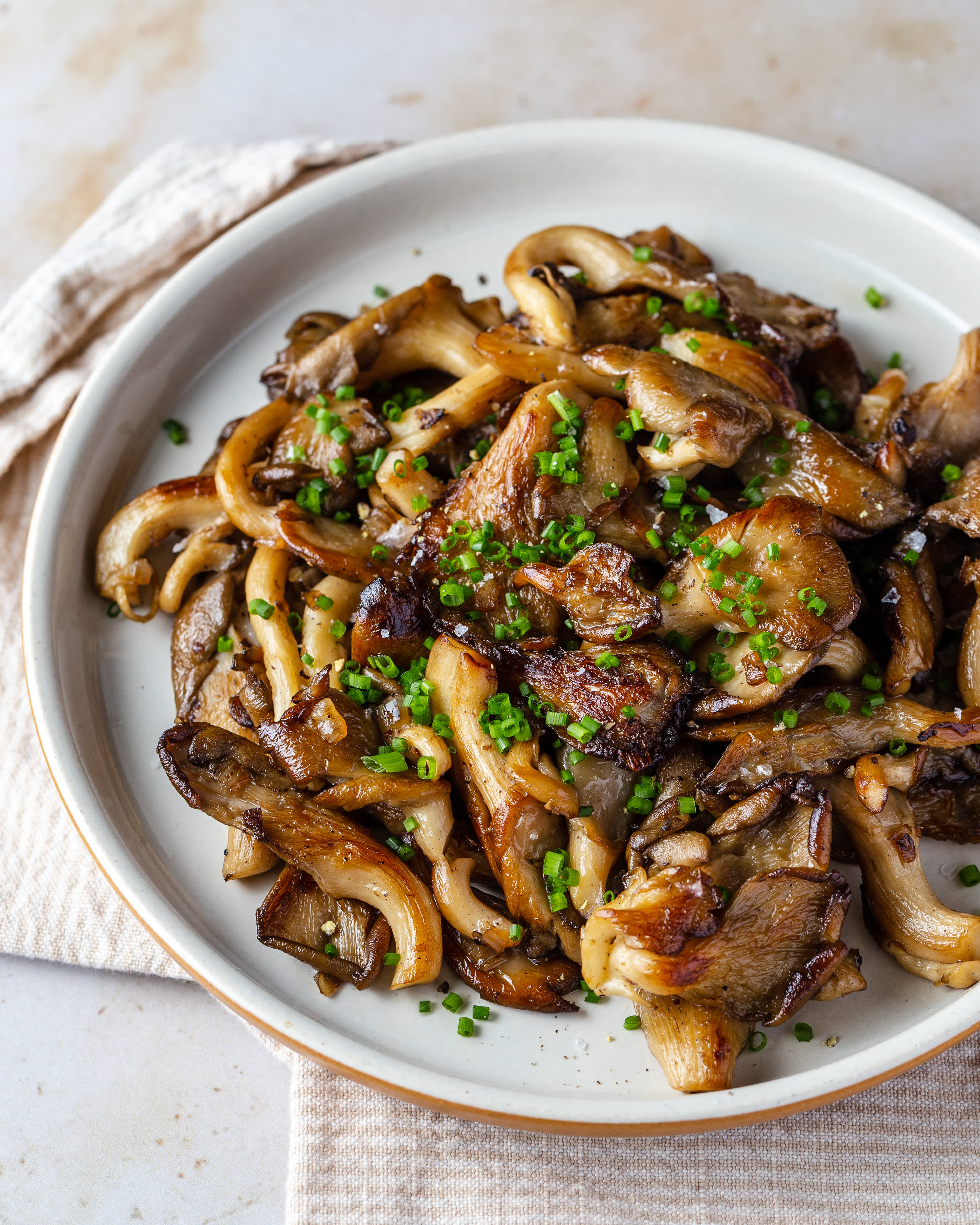 Pan Fried Oyster Mushrooms - Give Recipe