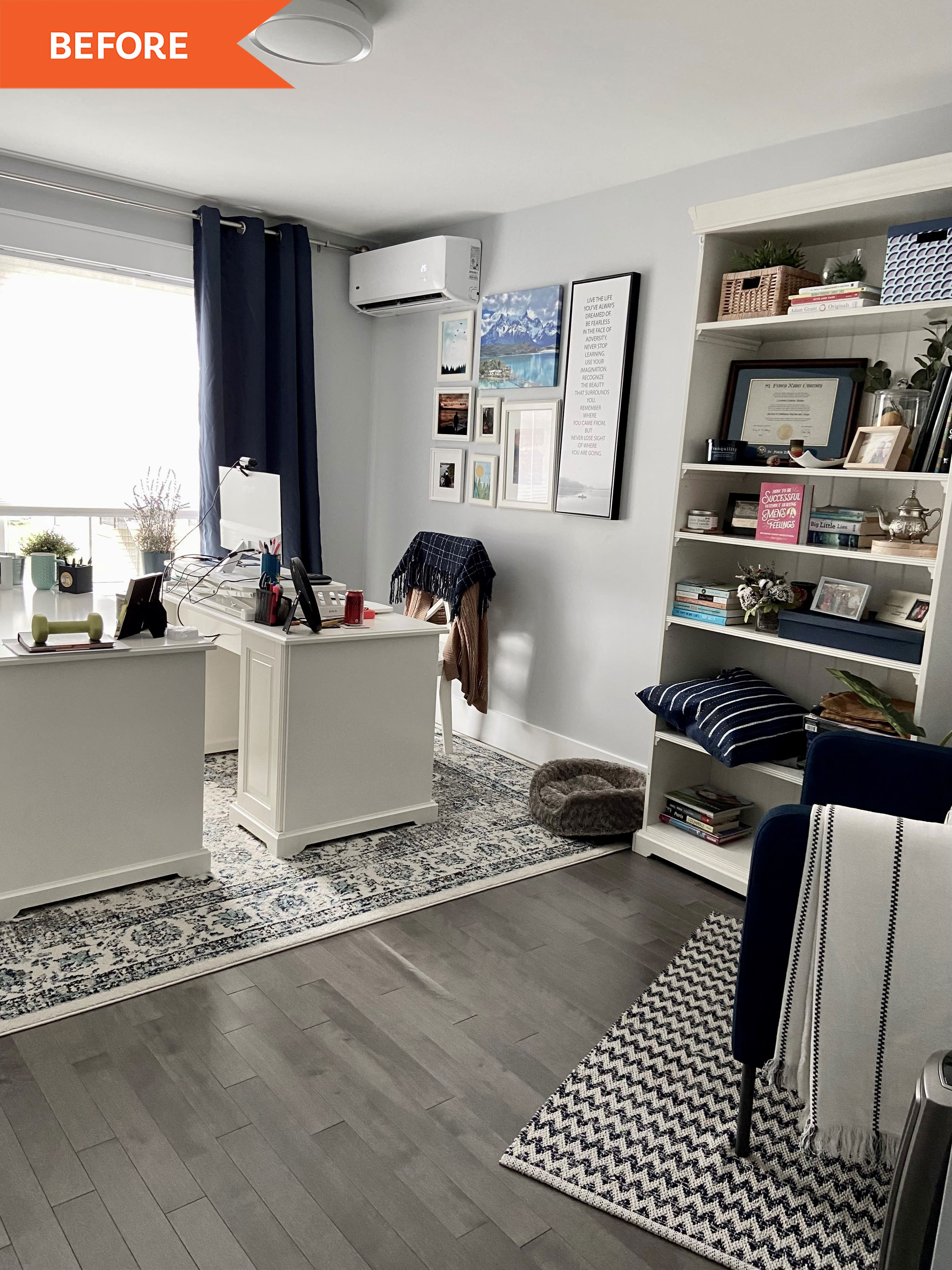 $1000 IKEA Home Office Built-Ins - Before and After Photos | Apartment  Therapy