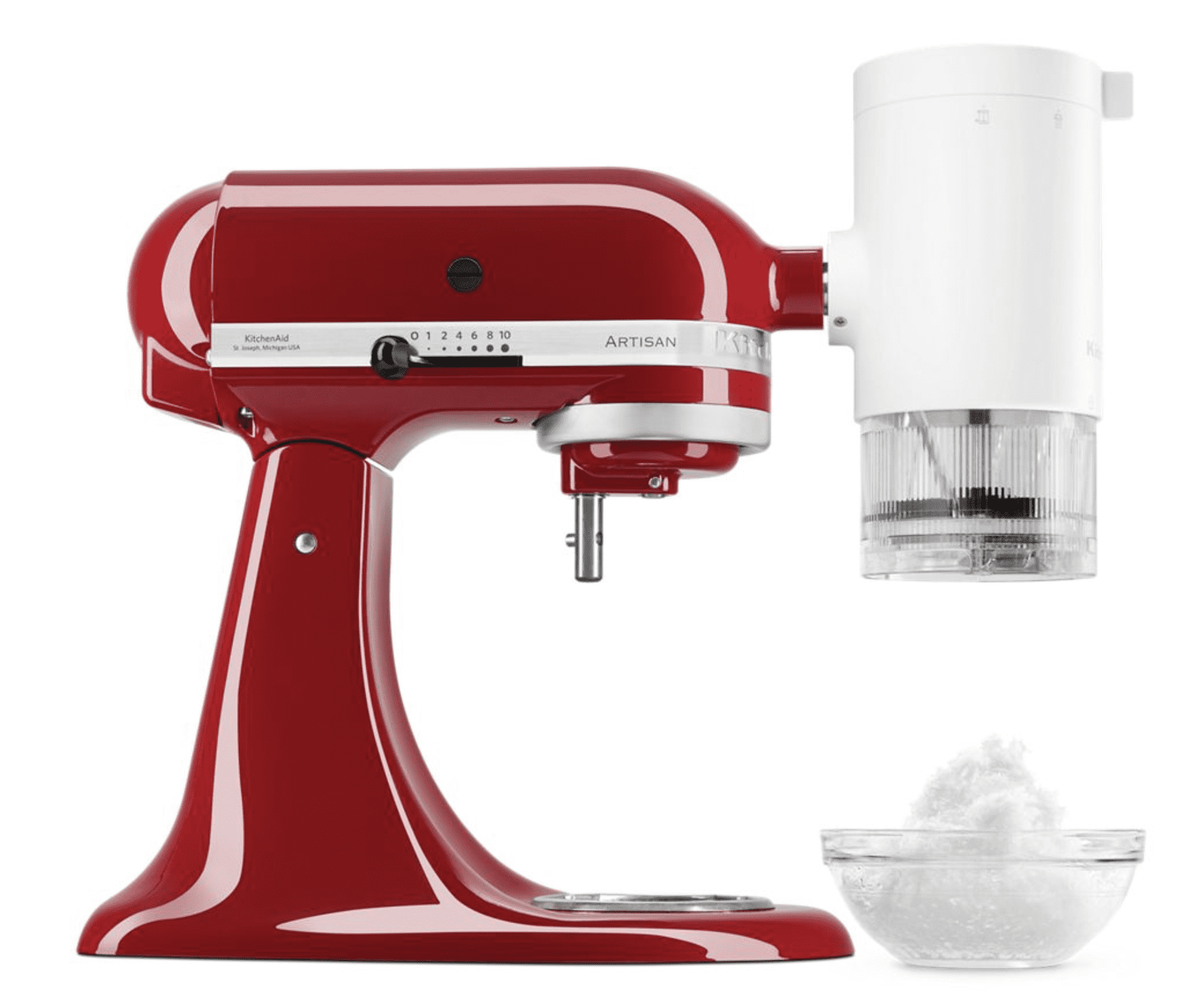 QVC KitchenAid Shaved Ice Stand Mixer Attachment Sale 2023