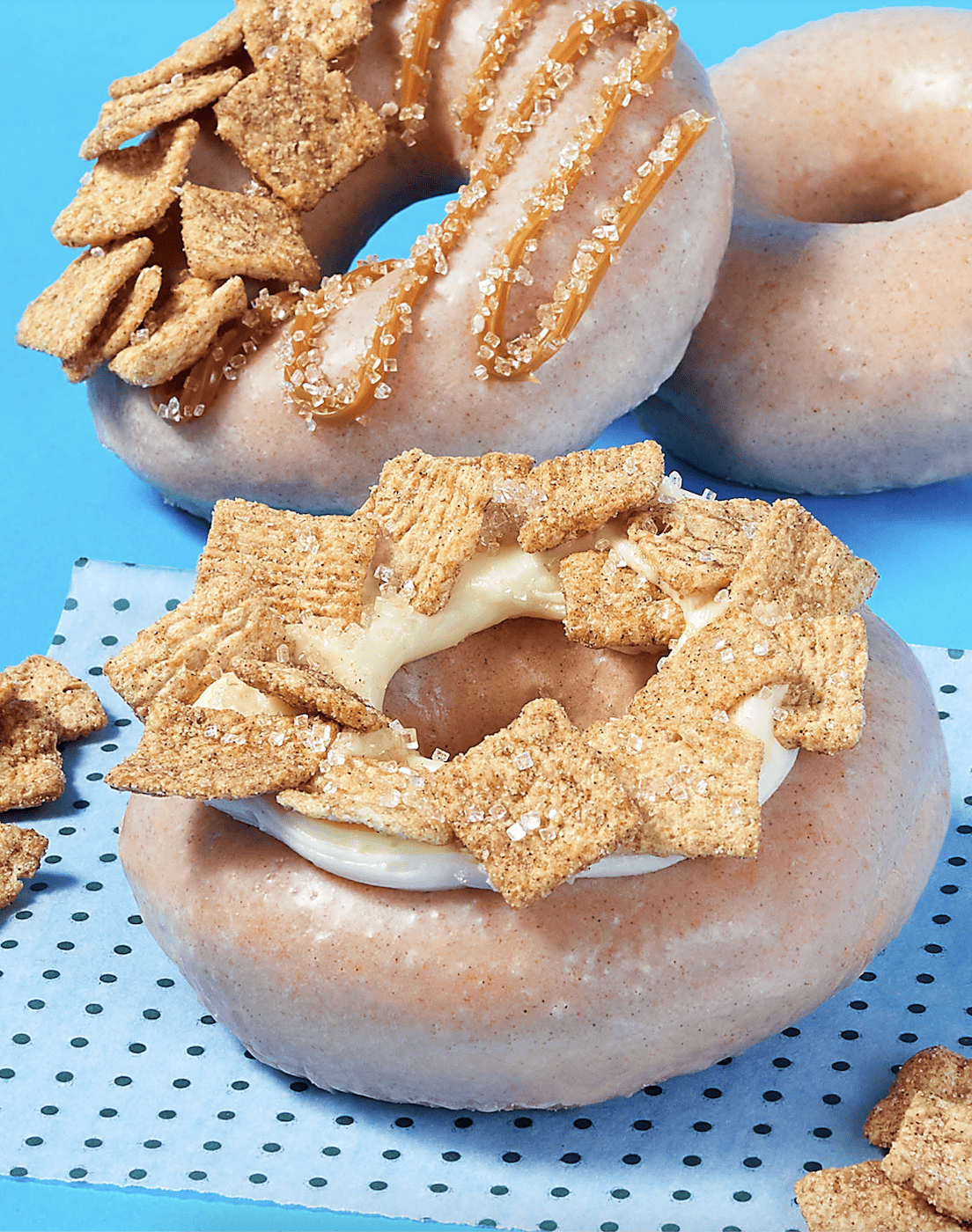 Krispy Kreme's New Doughnuts are Made with Pieces of Cinnamon