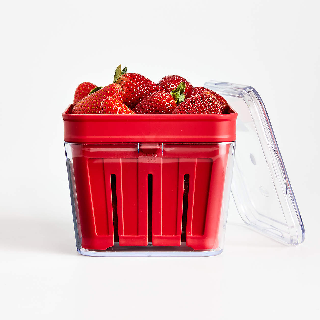 Frcctre 2 Pack 68oz Berry Keeper Box Container Fruit Storage Containers for  Fridge, Produce Saver Food Storage Containers with Lid and and Removable