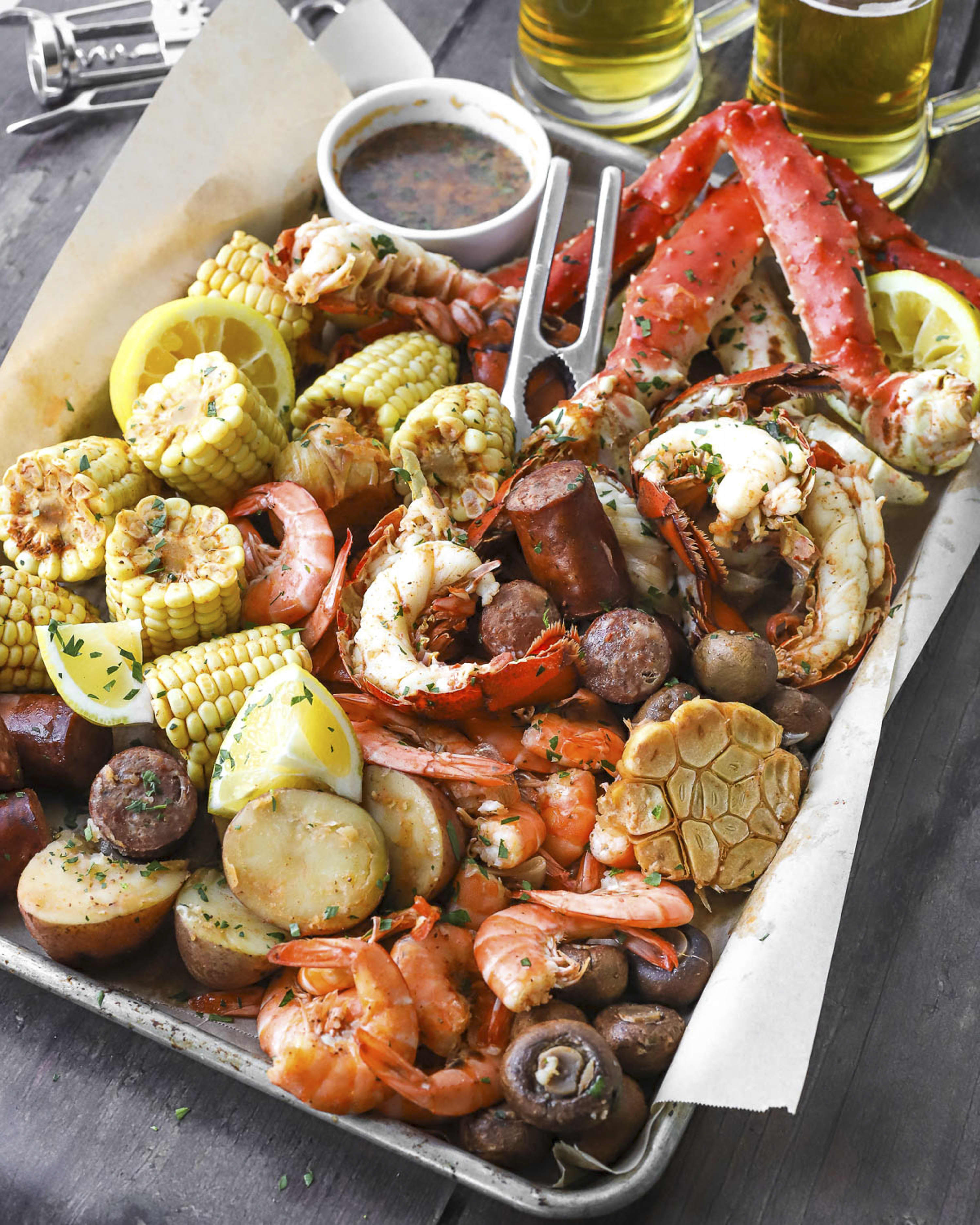 Easy Seafood Boil Recipe (one pot dinner!) - Fit Foodie Finds