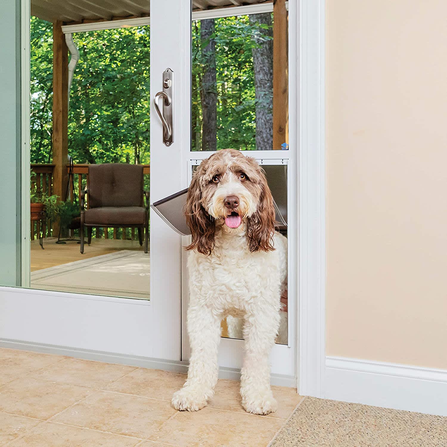 Screen Door With Dog Best Sliding Glass Dog Door PetSafe Sliding