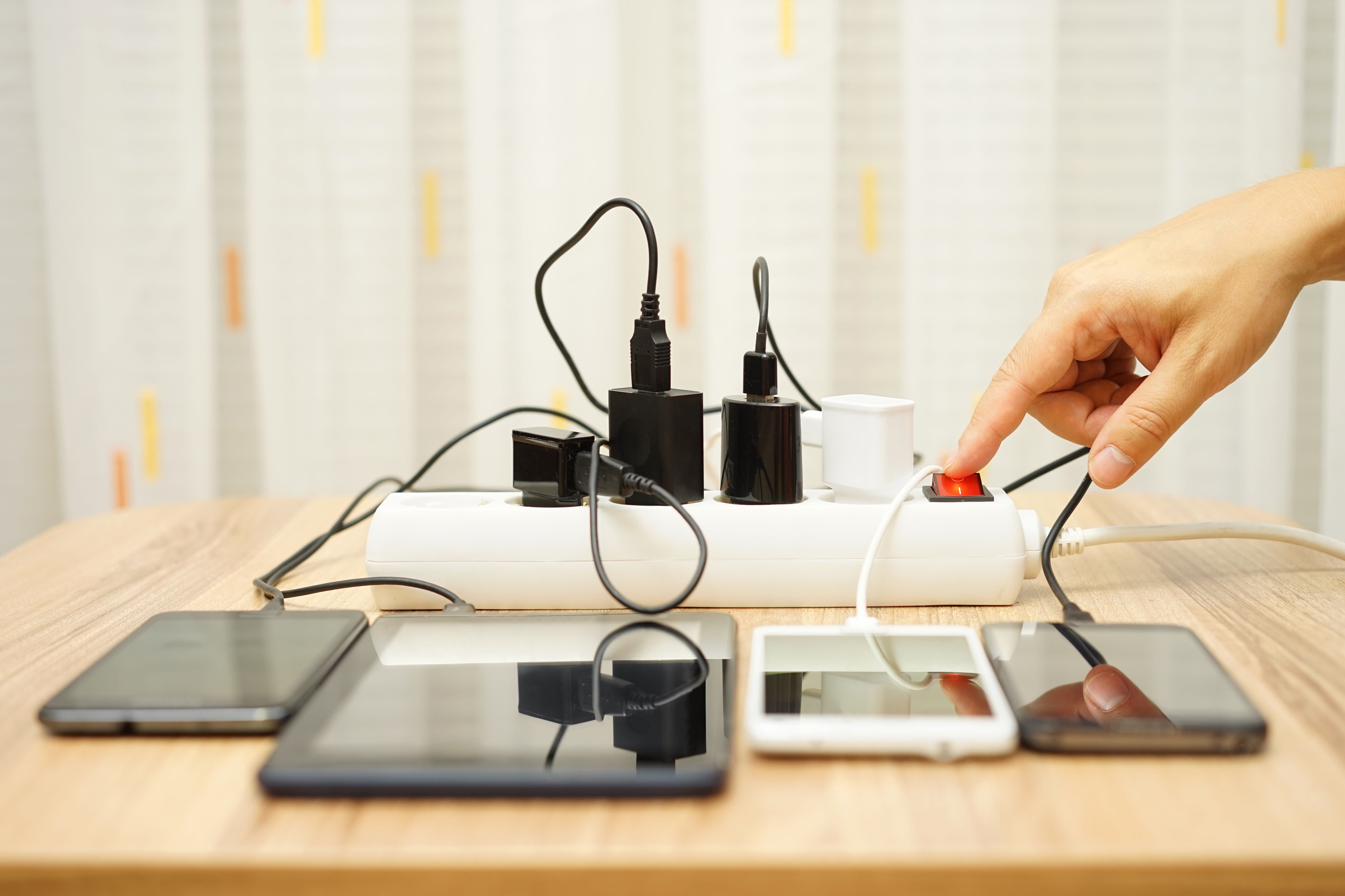 How to Hide Cords from Charging Stations on Desk