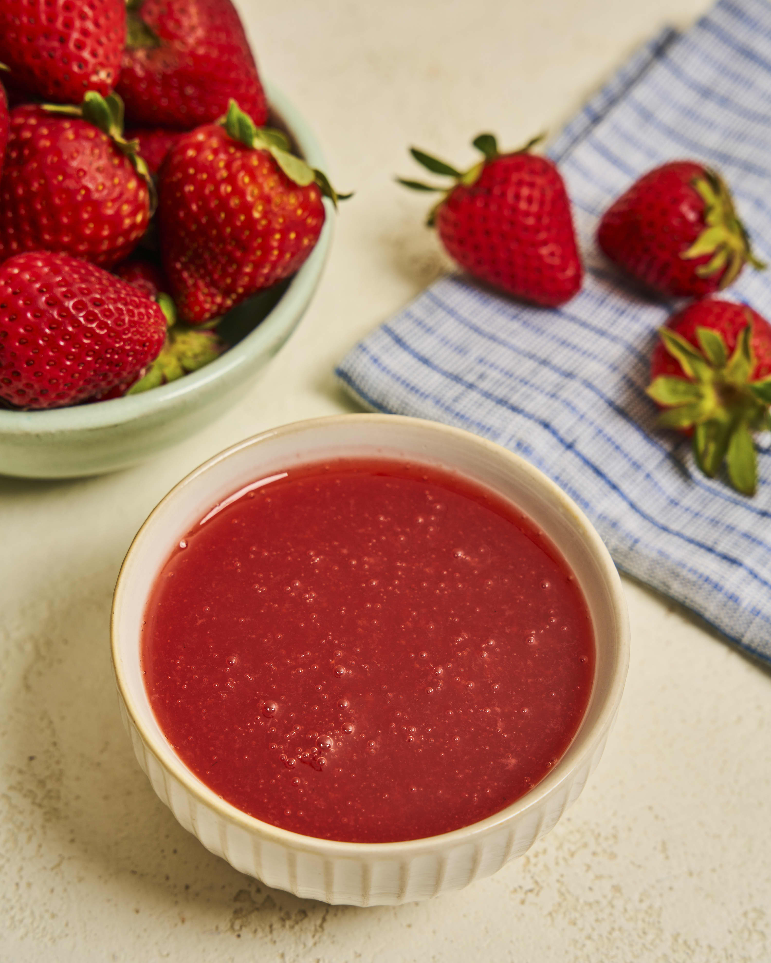 Strawberry Shortcake with Almond Glaze Recipe - Tablespoon.com