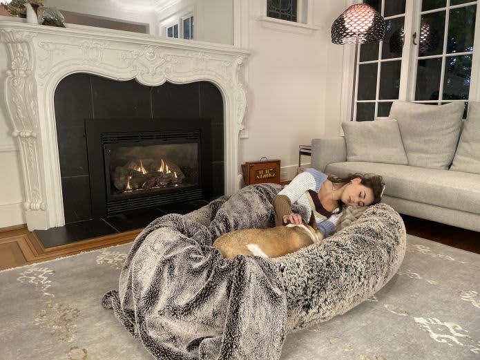 This Giant Dog Bed Lets You Take Naps with Your Furry Friend