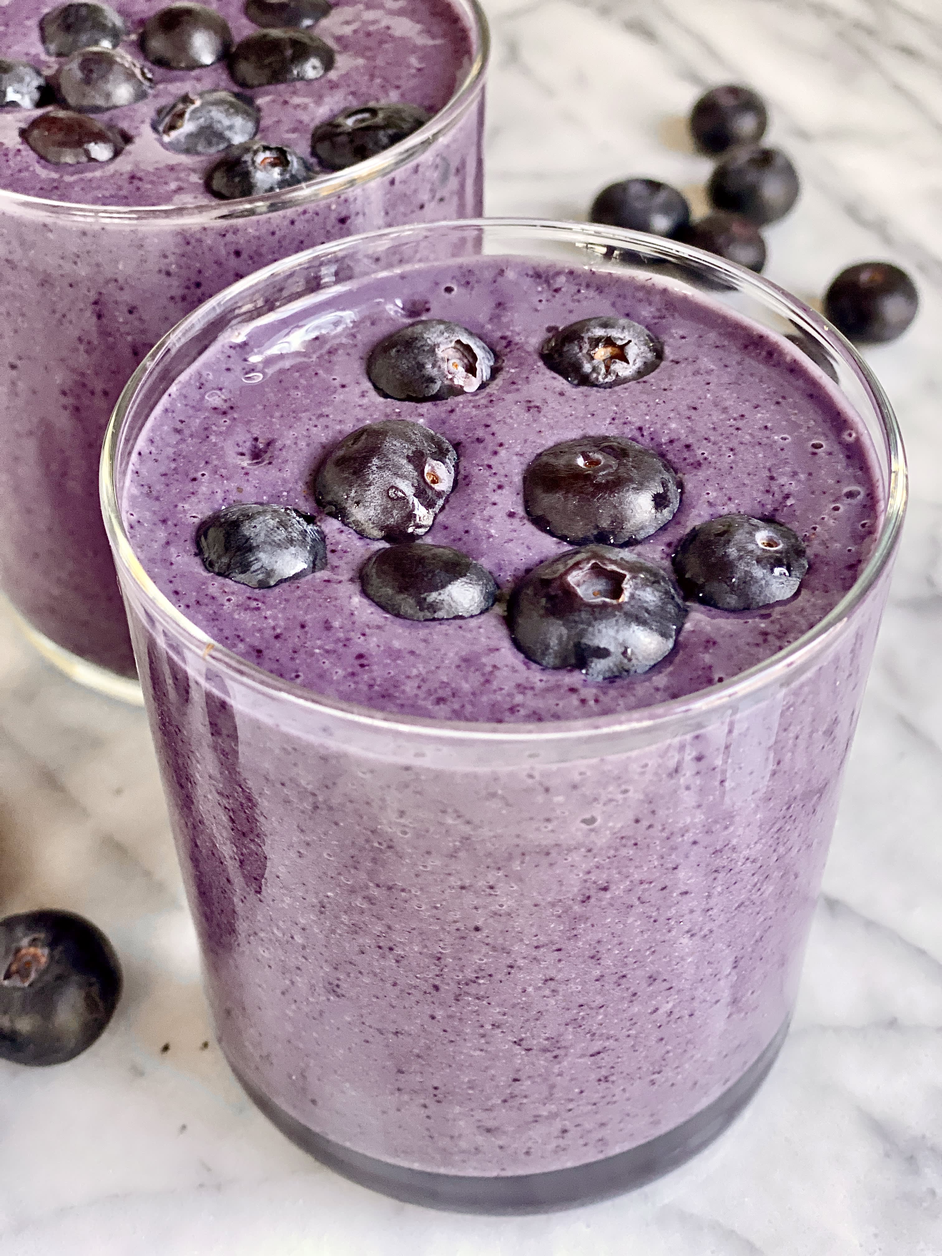 Blueberry Latte Breakfast Smoothie Jars