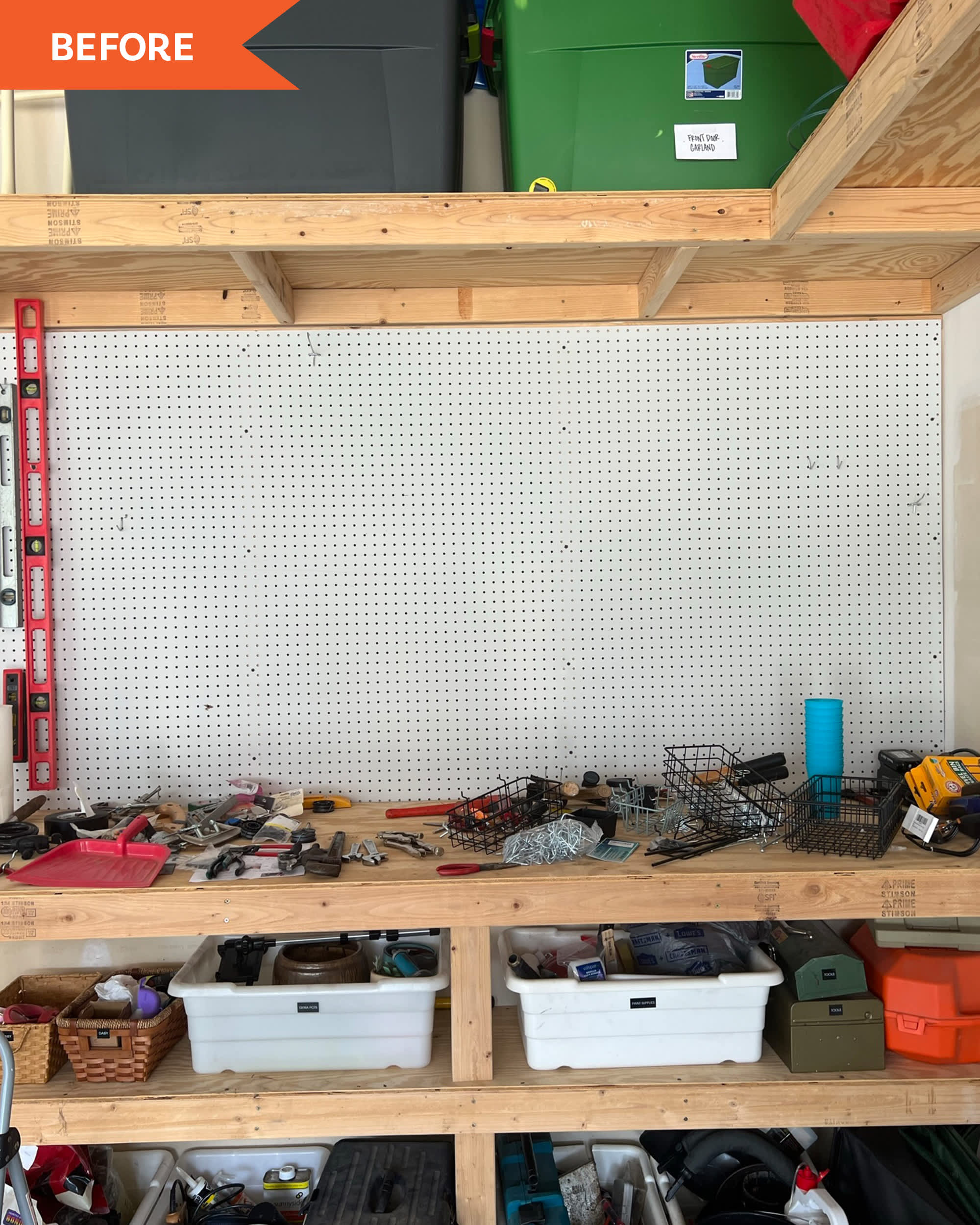 Our Garage Organization Project, Before & After - Adored By Alex