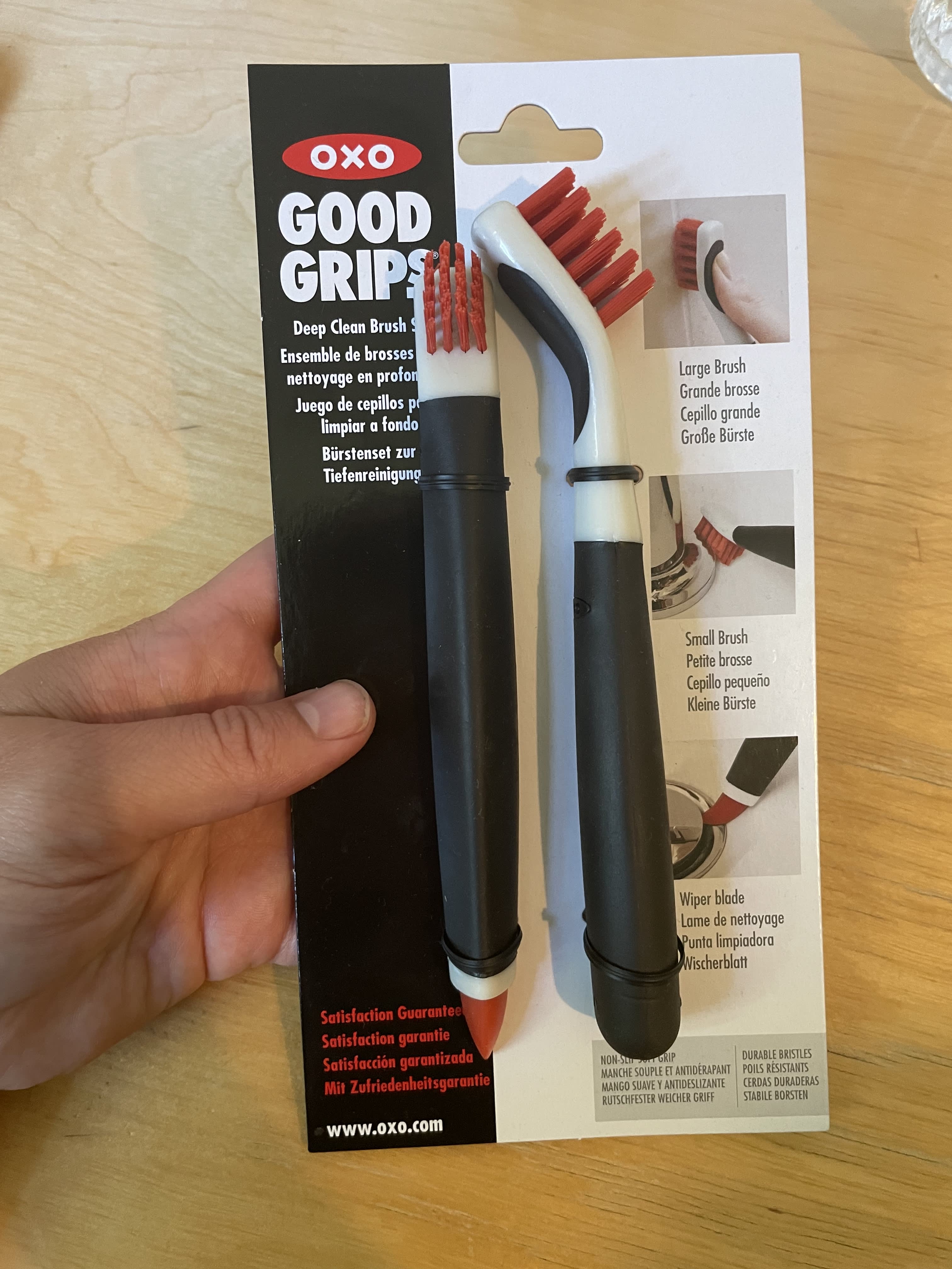 Deep Clean Brushes OXO Good Grips Deep Clean Brush Set 2 Piece Deep Clean Brushes OXO Good Grips Deep Clean Brush Set 2 Piece