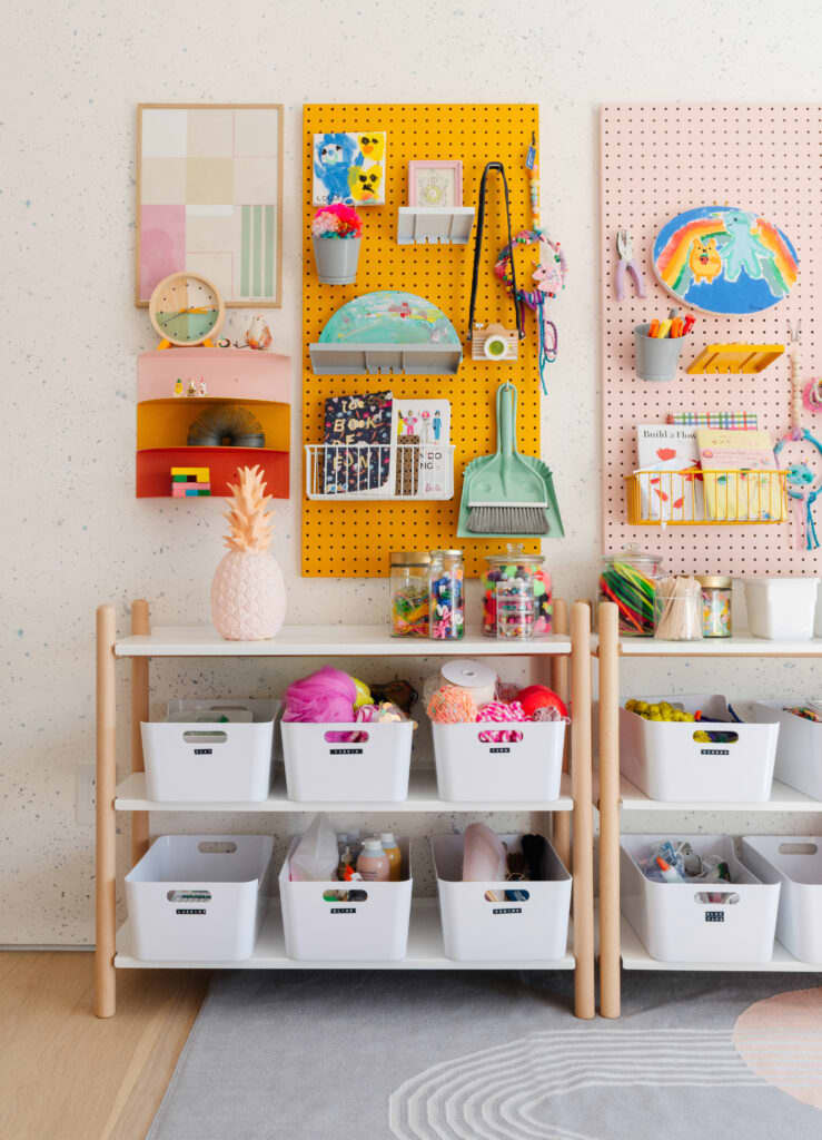 How to Organize Kids Art Supplies in a Small Space
