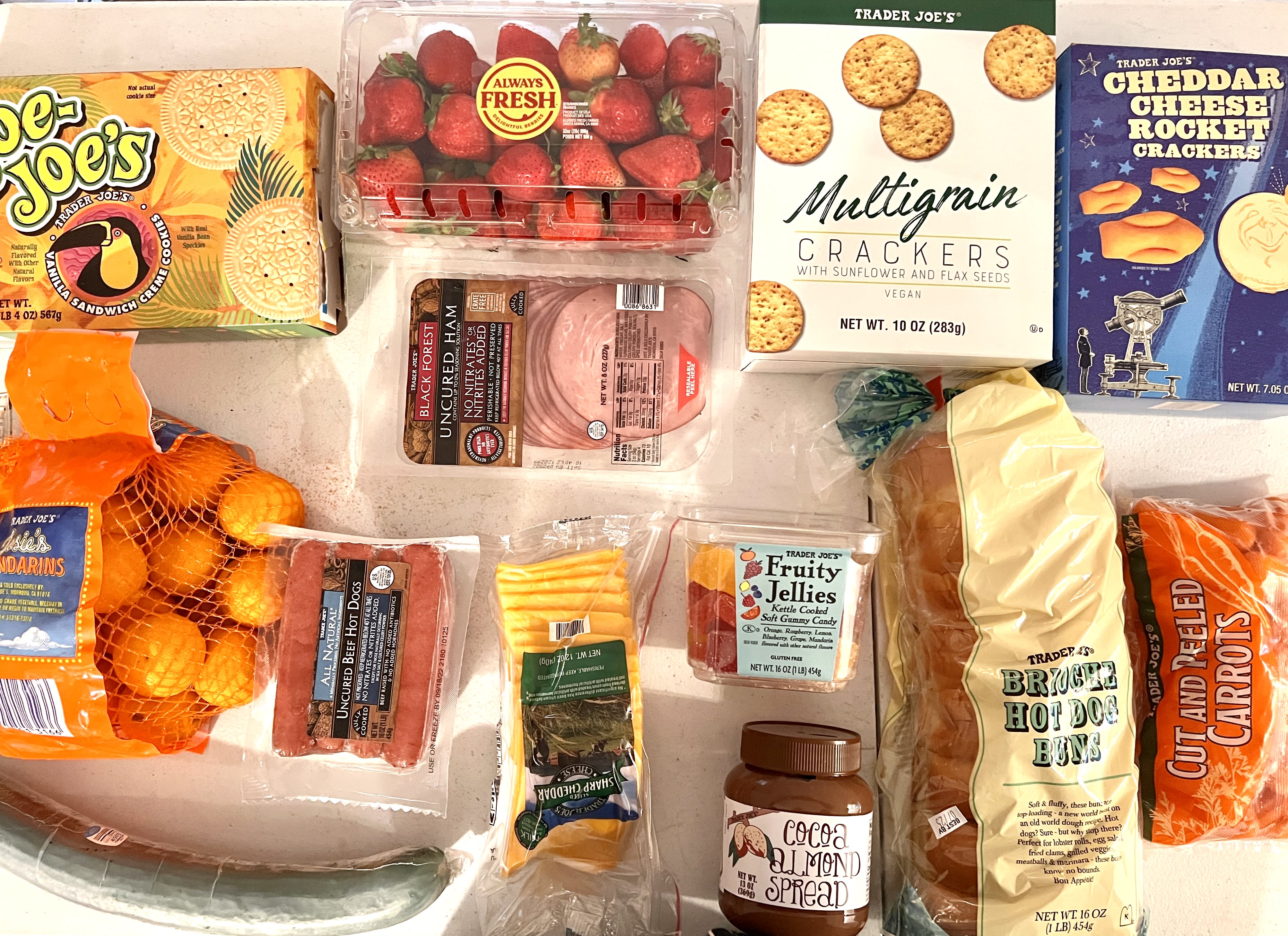 How I Pack a Week's Worth of School Lunches from Trader Joe's | Cubby