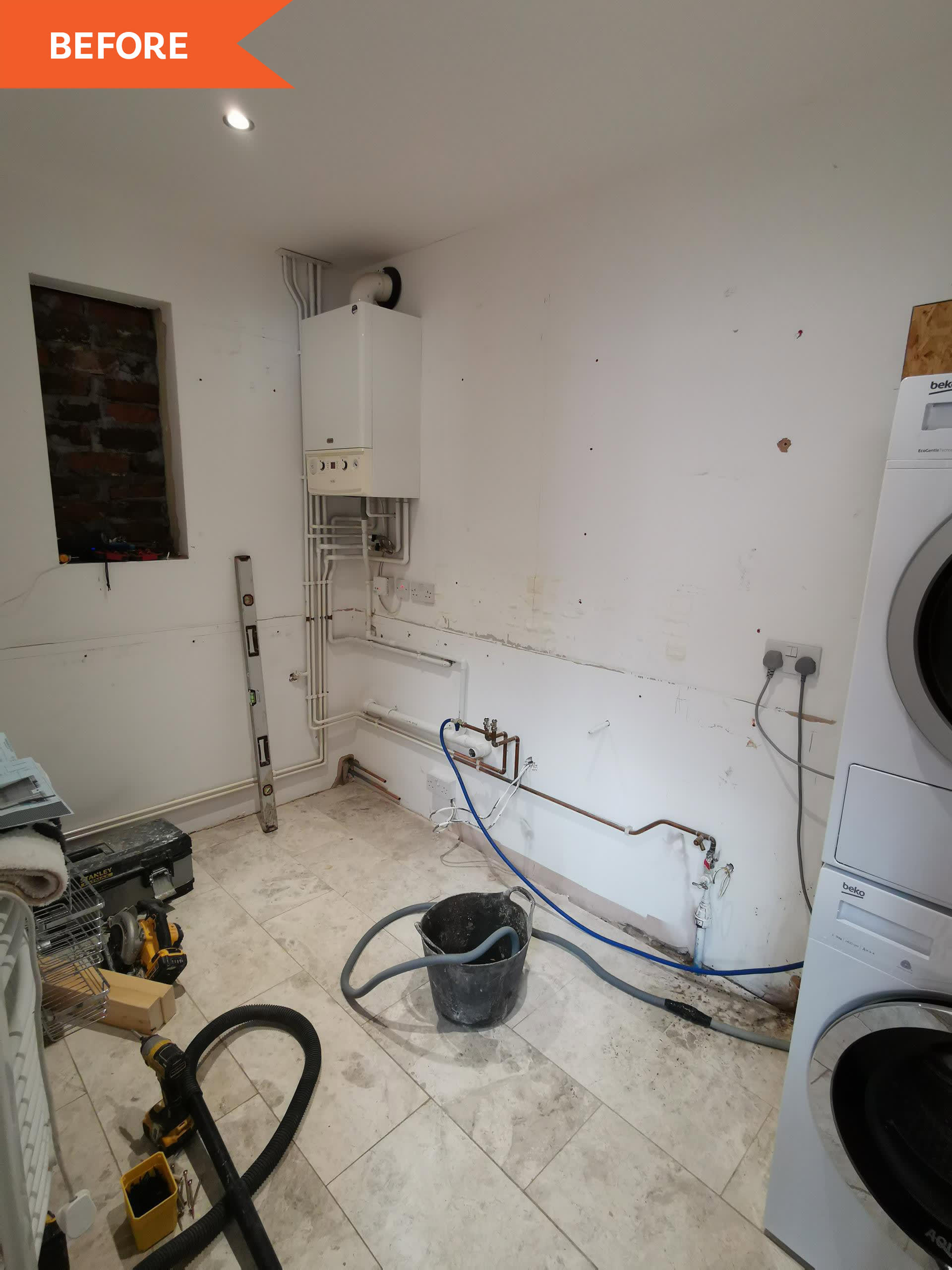 Laundry Room Refresh--{A Before & After Transformation}