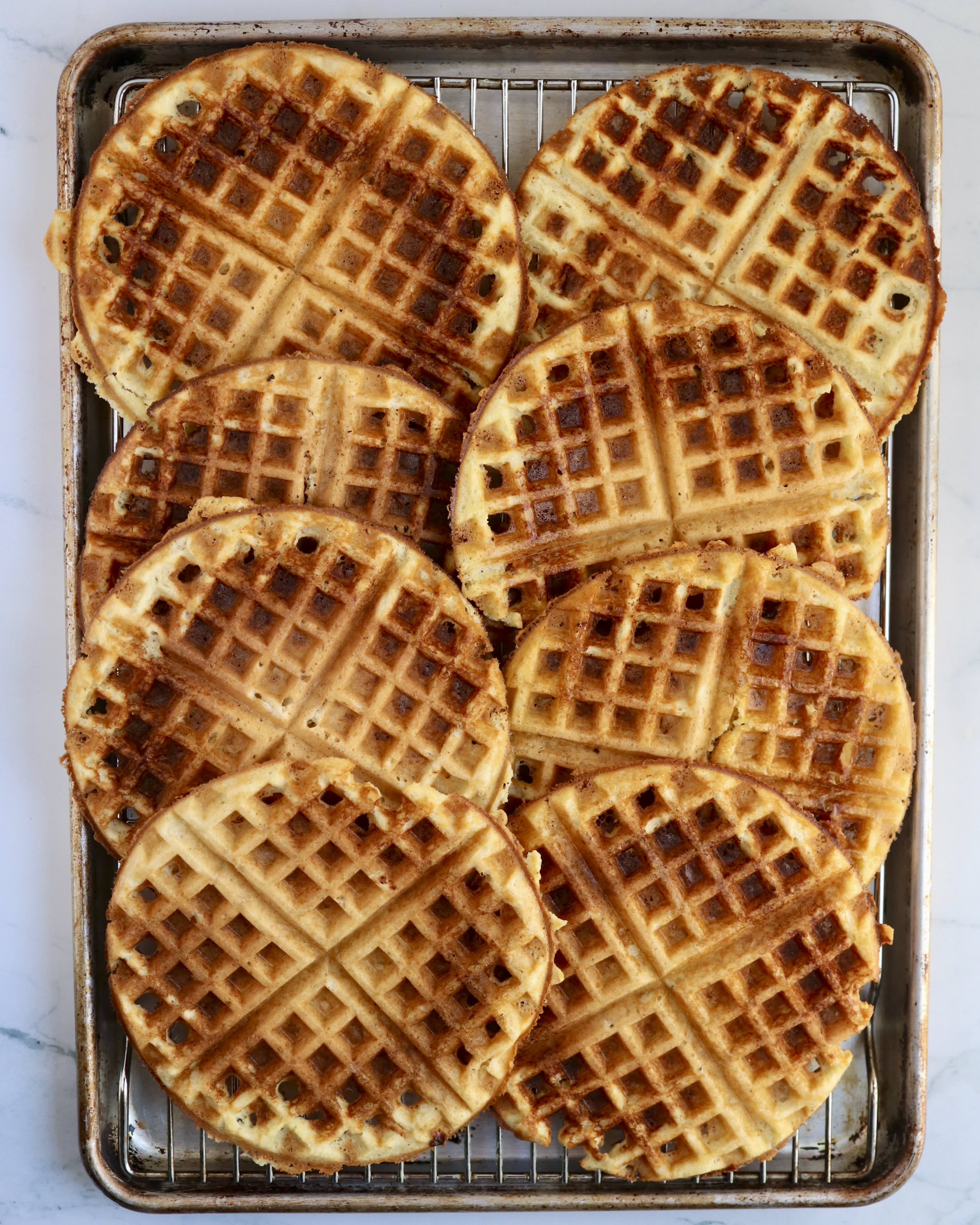 Perfect Homemade Keto Waffles with Almond Flour - 2g Net Carbs 