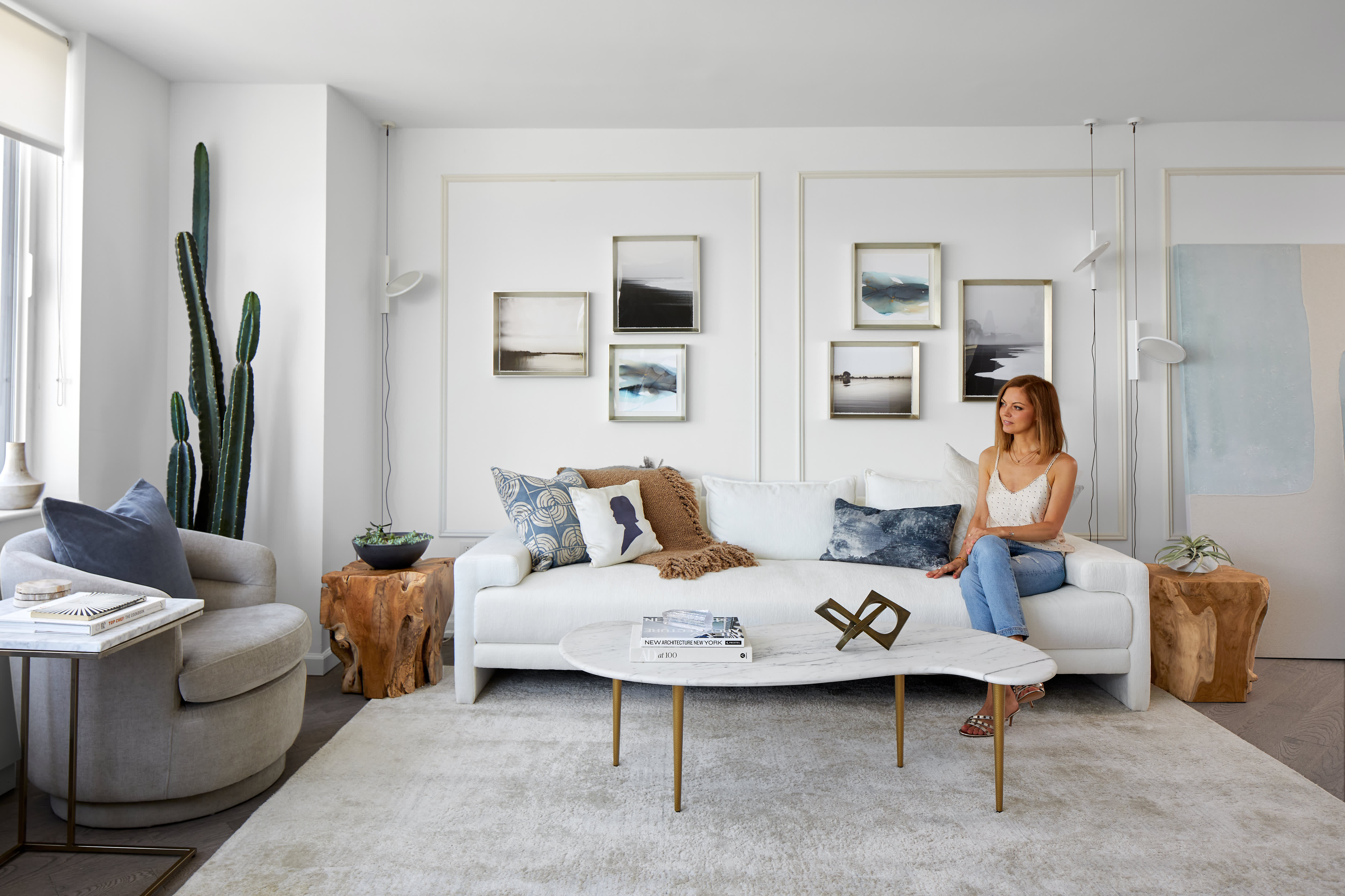 Before & After: Mid Century Contemporary Living Room - Decorilla Online  Interior Design