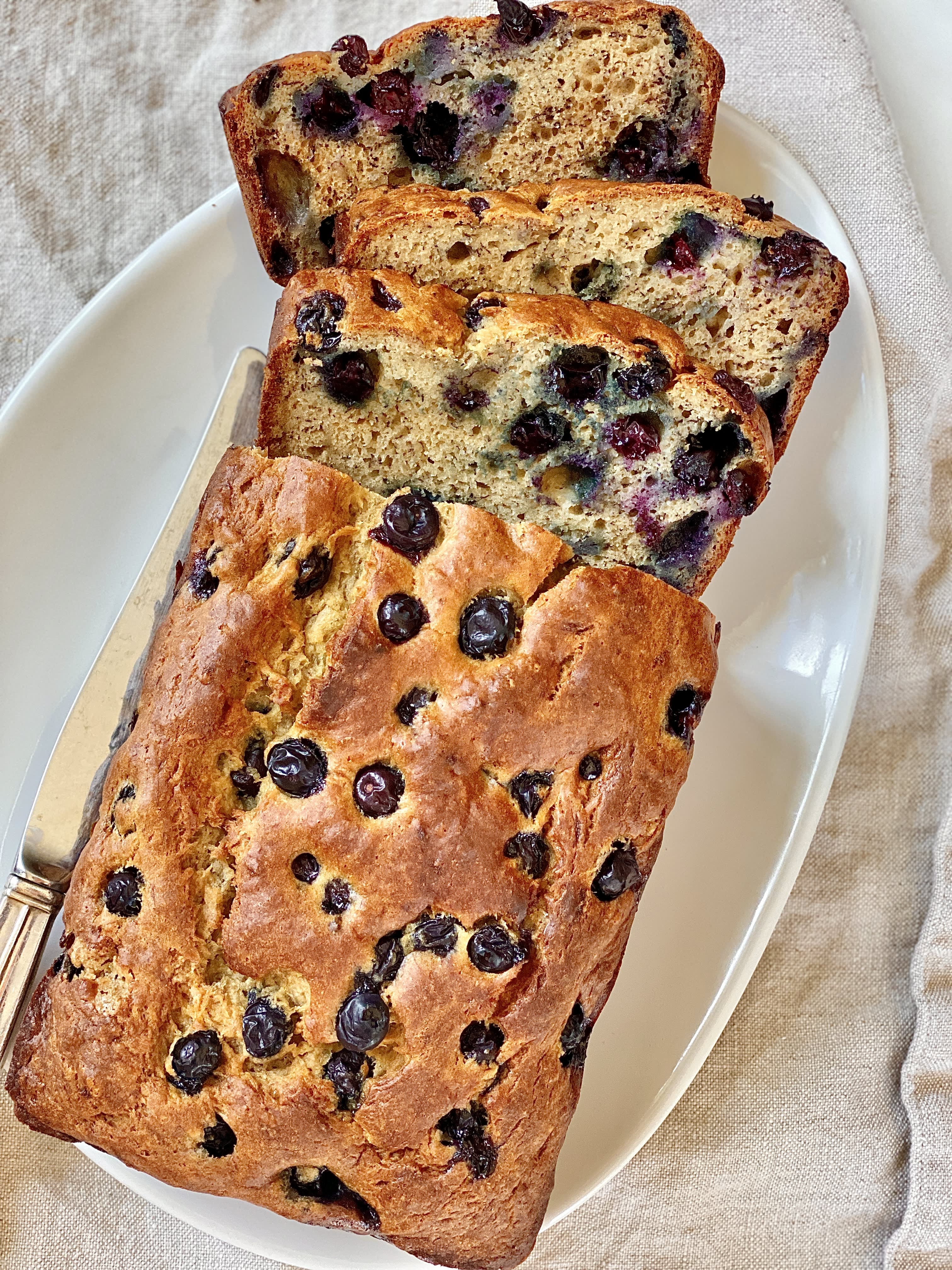 Blueberry Banana Bread Mini Loaf