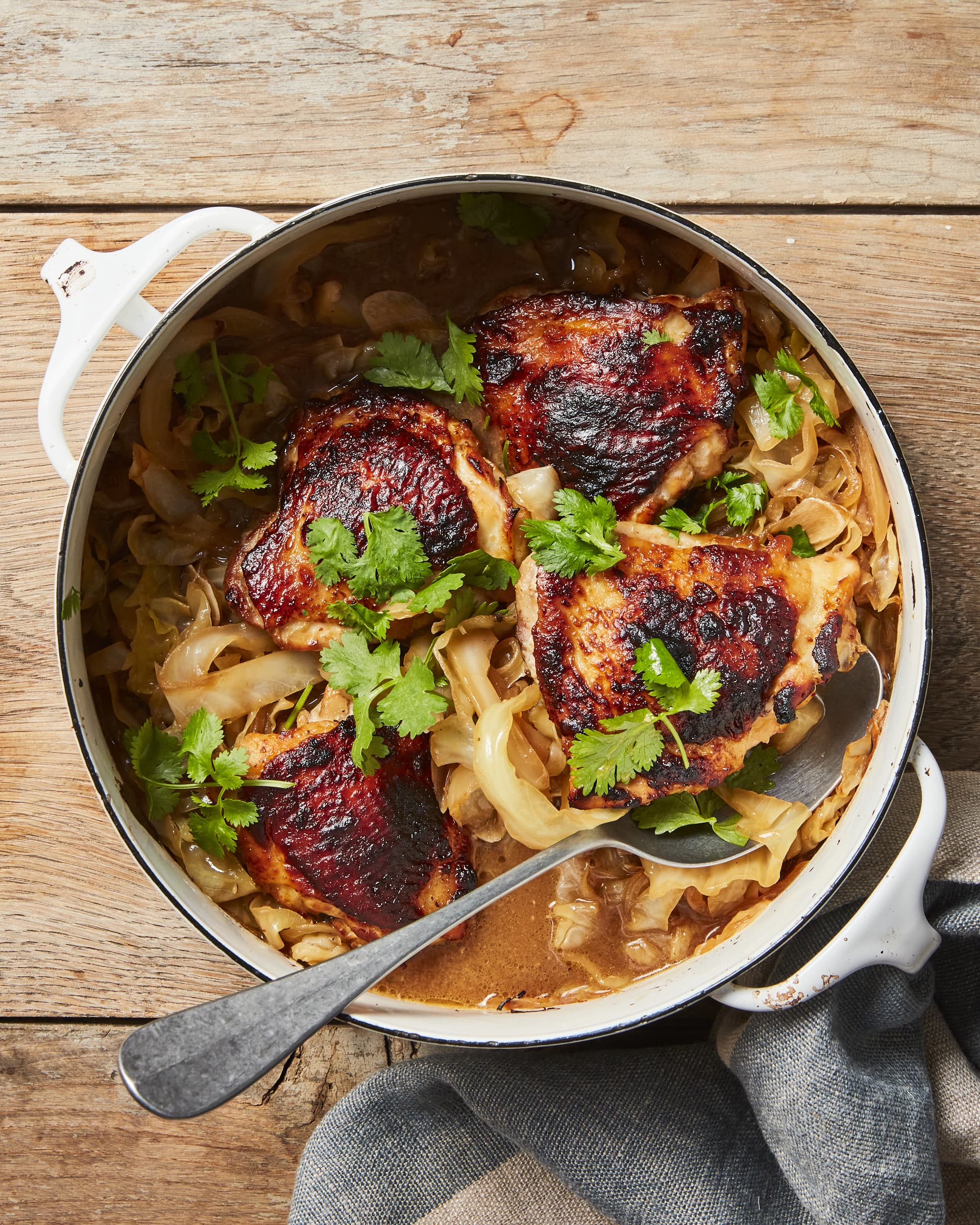 One-Pan Chicken and Cabbage (Made in less than 30 mins)