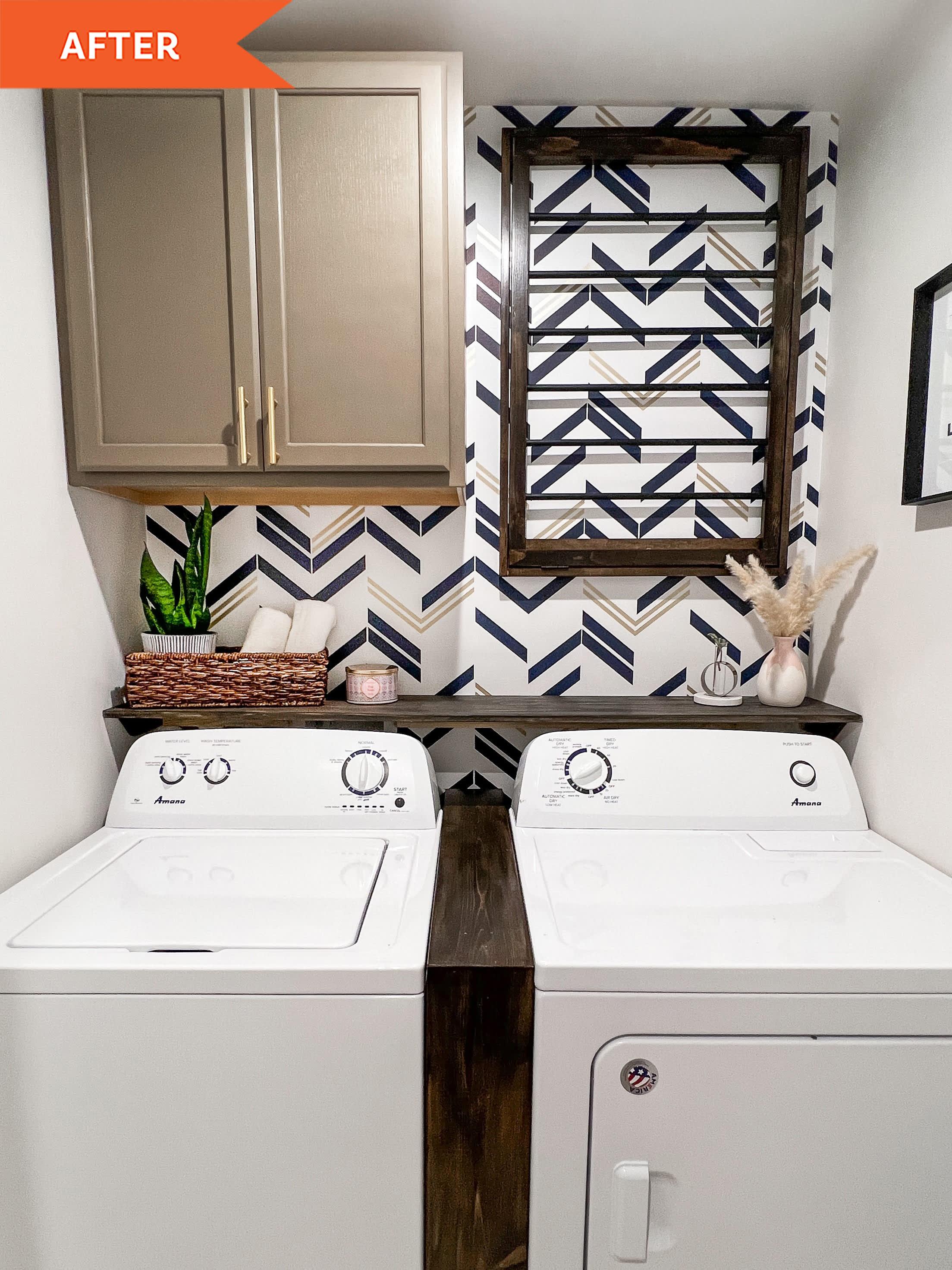 Small Laundry Room Makeover with Loads of Laundry Room Decor Ideas