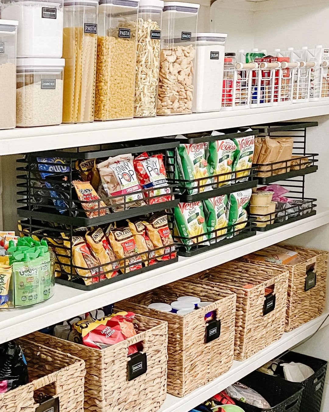 Organized Closet Pantry