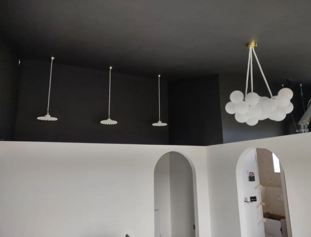 single pendant light black