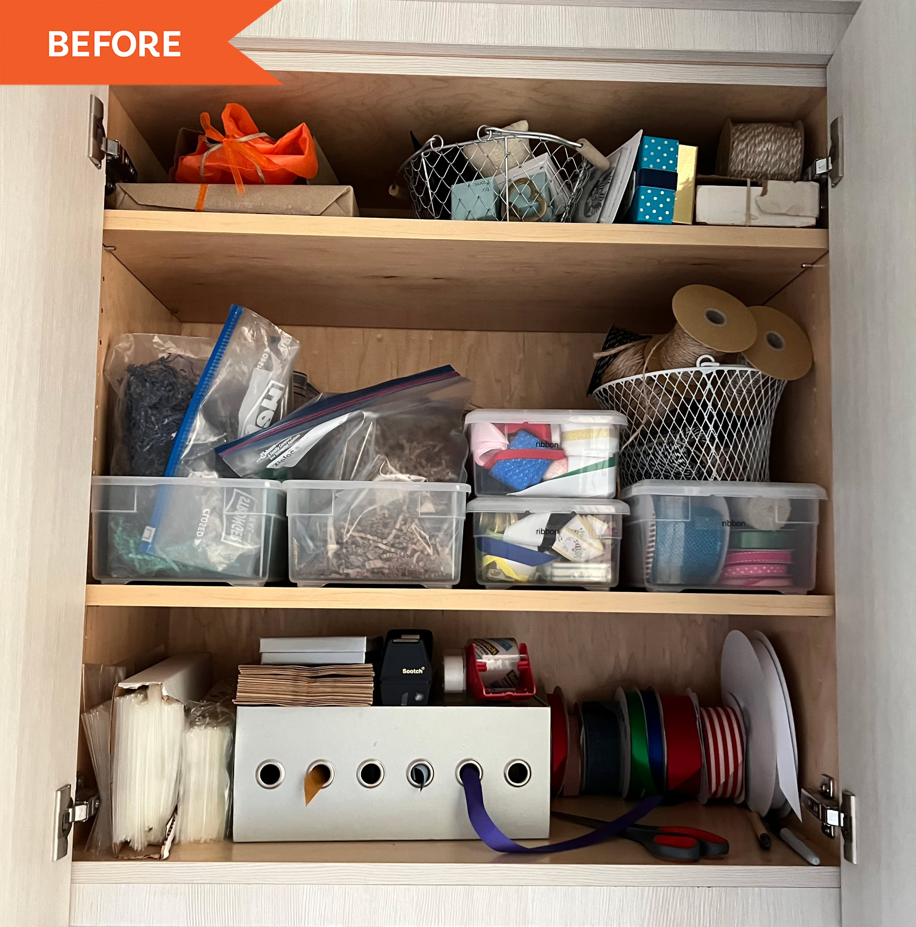 B&A: Cluttered, “Eyesore” Wire Pantry Gets a Total Makeover