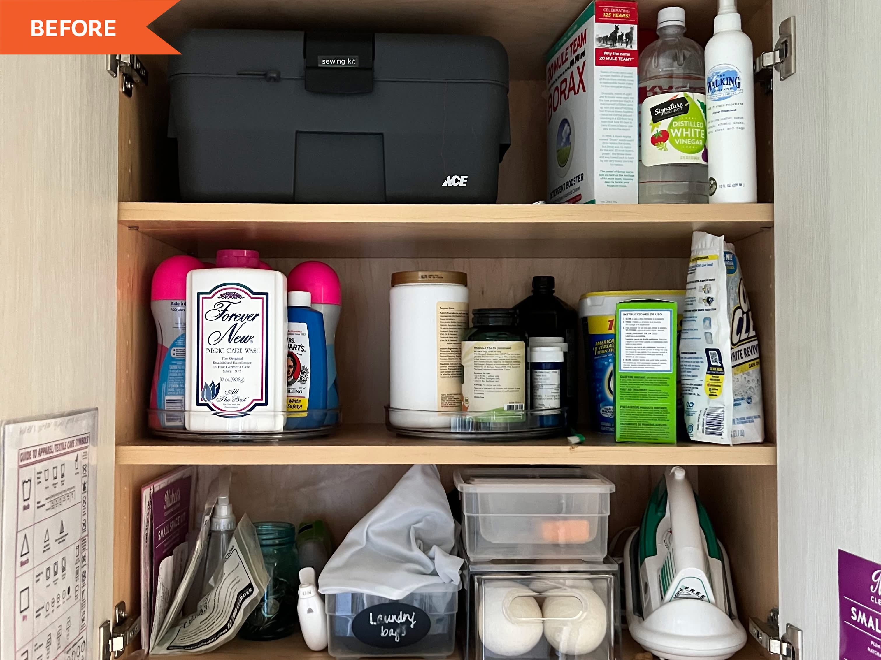 B&A: Disorganized, Overstuffed Pantry Gets a $300 Overhaul