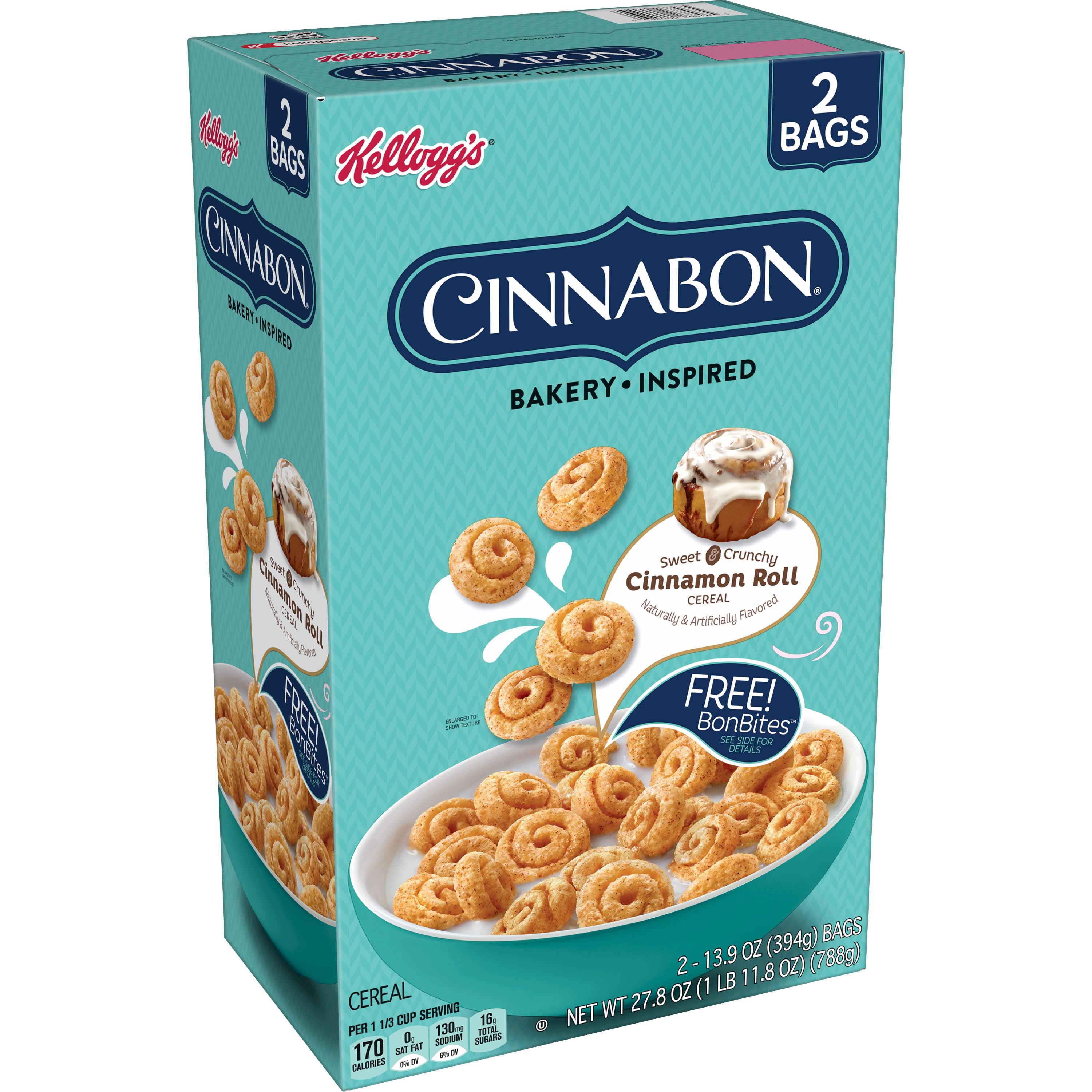 Kelloggs Cereal Box Back