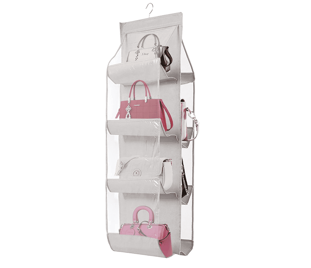 Buy 6 Pocket Foldable Hanging Purse Handbag Organizer - Funkyshop24