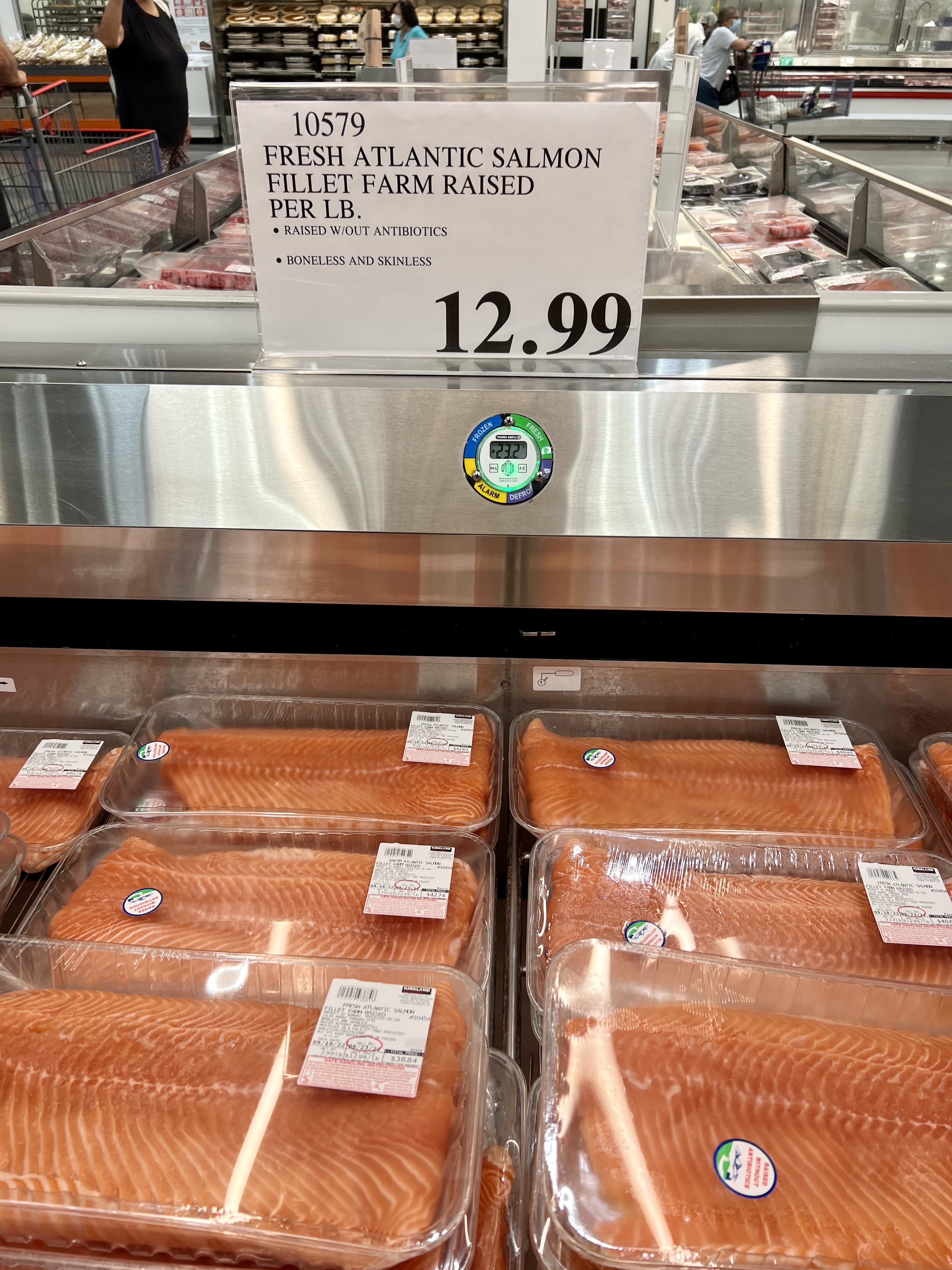 Costco salmon shops and sweet potato