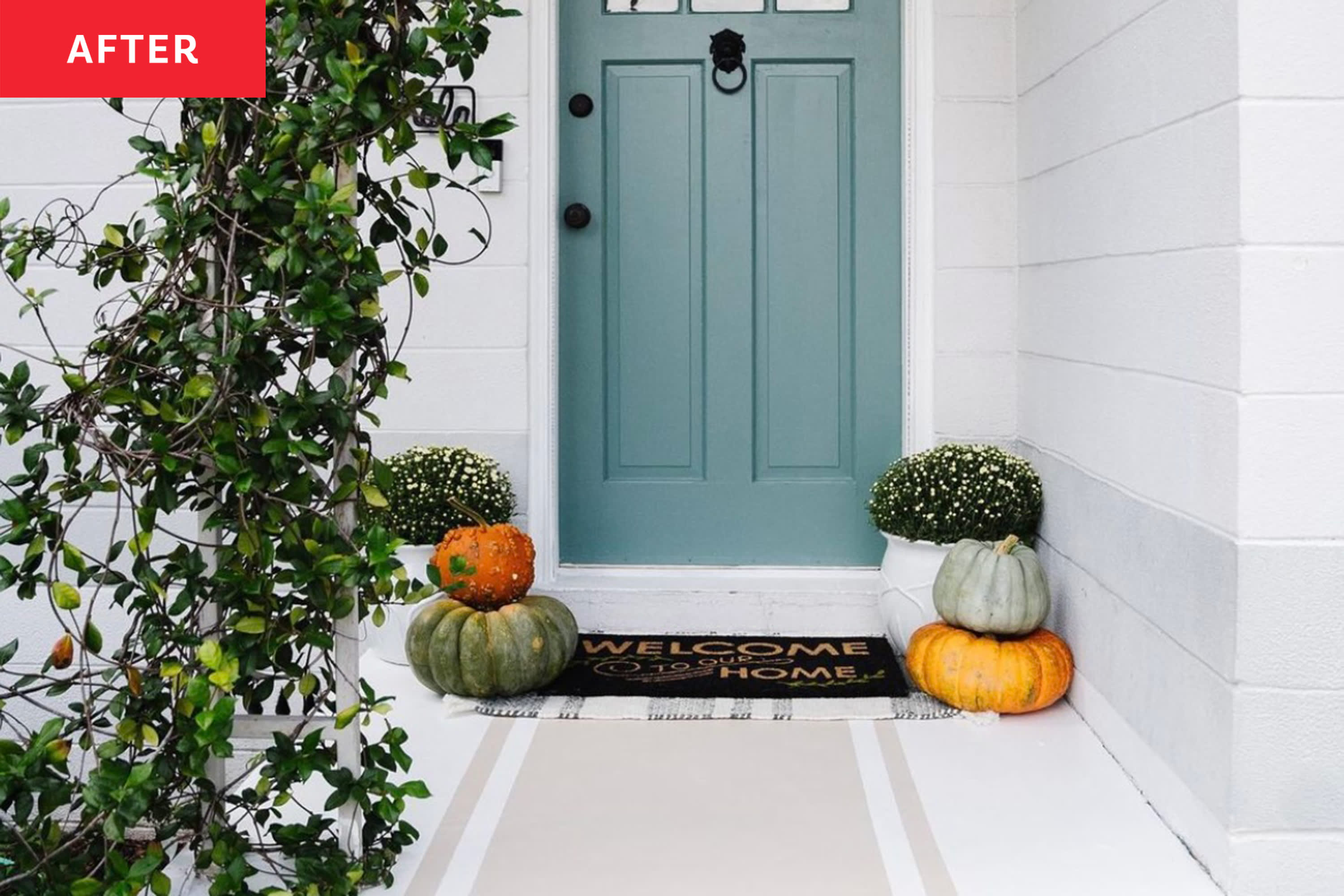 Before and After: This Front Entrance's Curb Appeal-Boosting