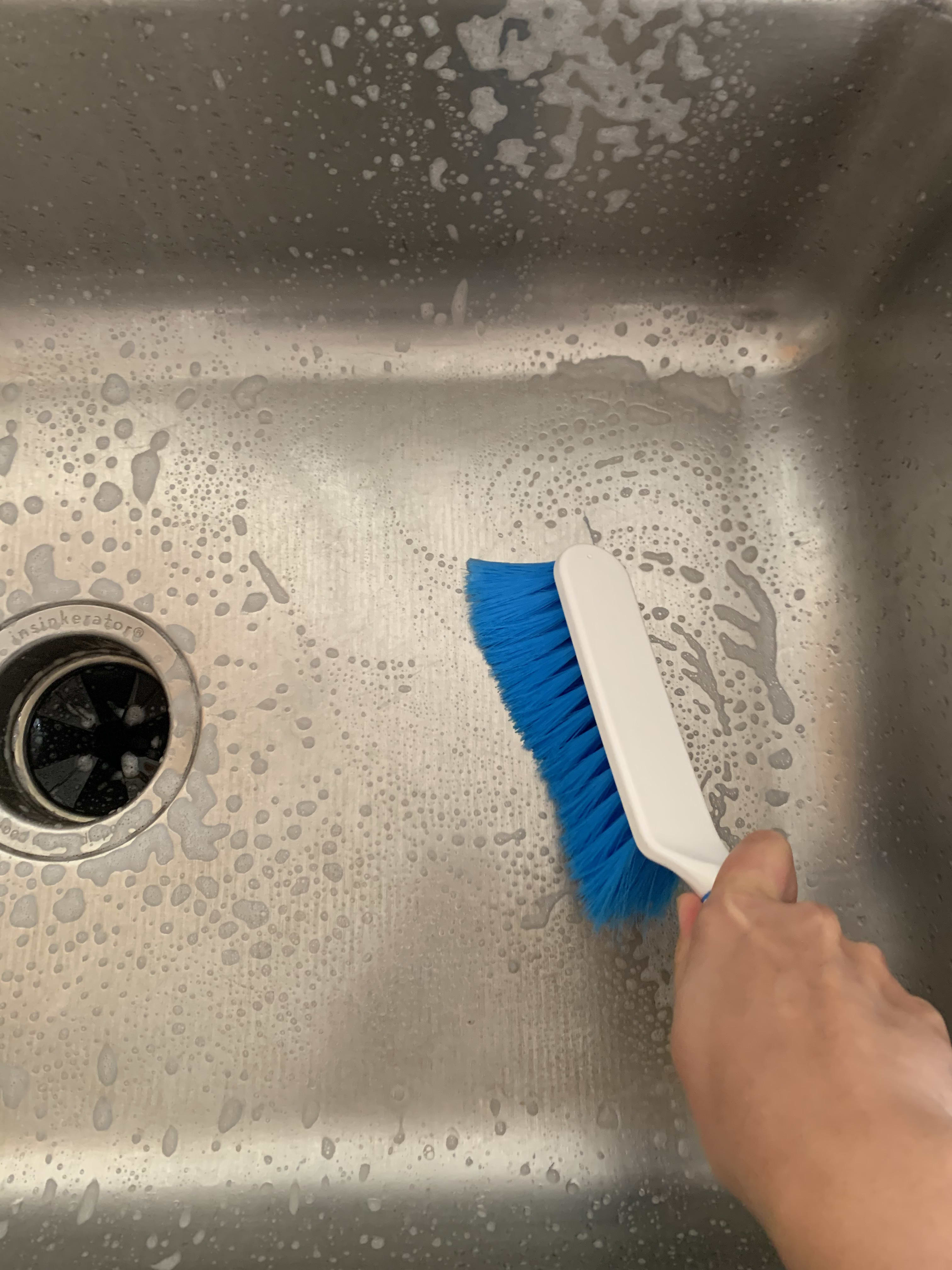 This Dollar Tree Brush Is Great for Cleaning Your Kitchen Sink
