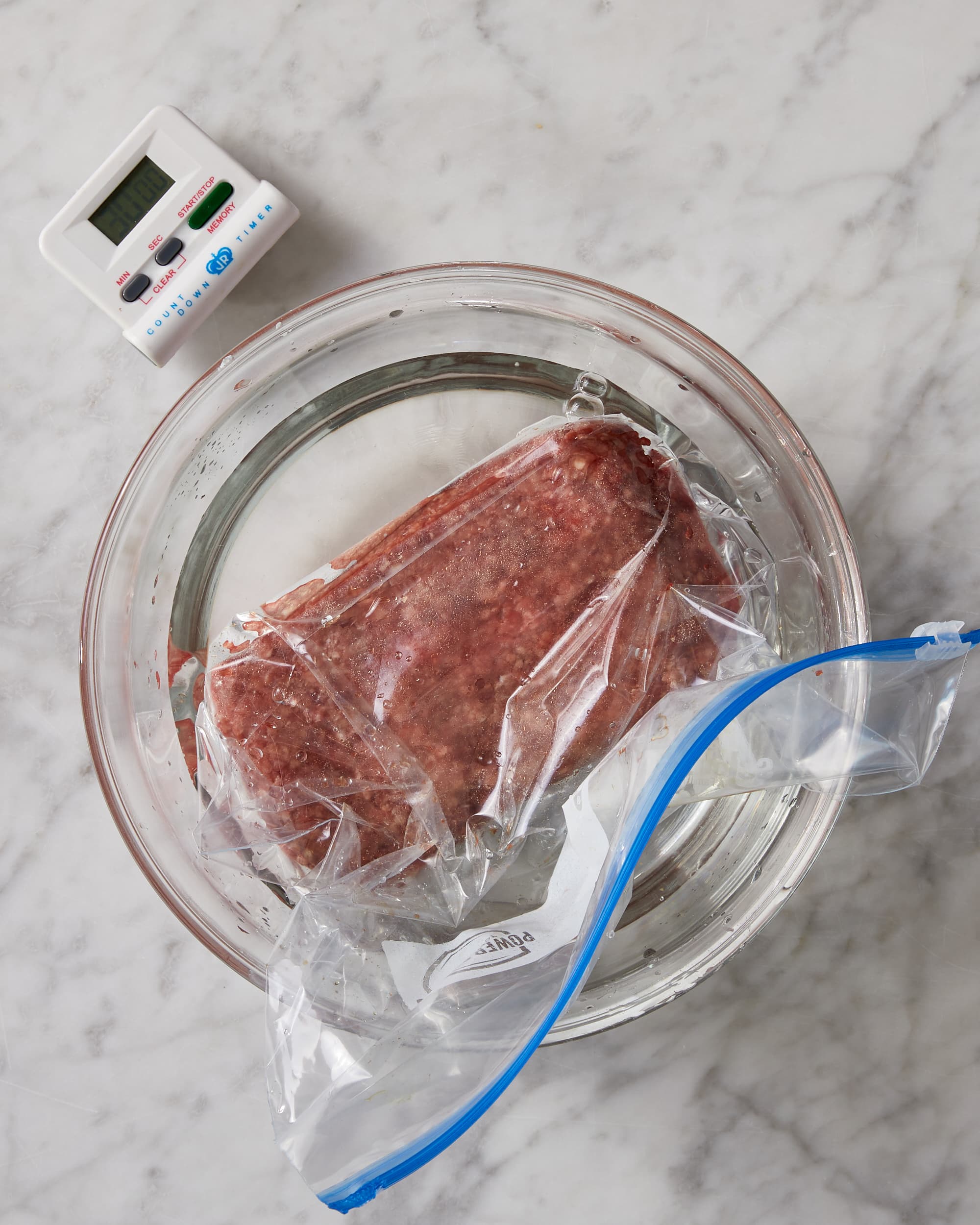 how to cut frozen ground beef in half｜TikTok Search
