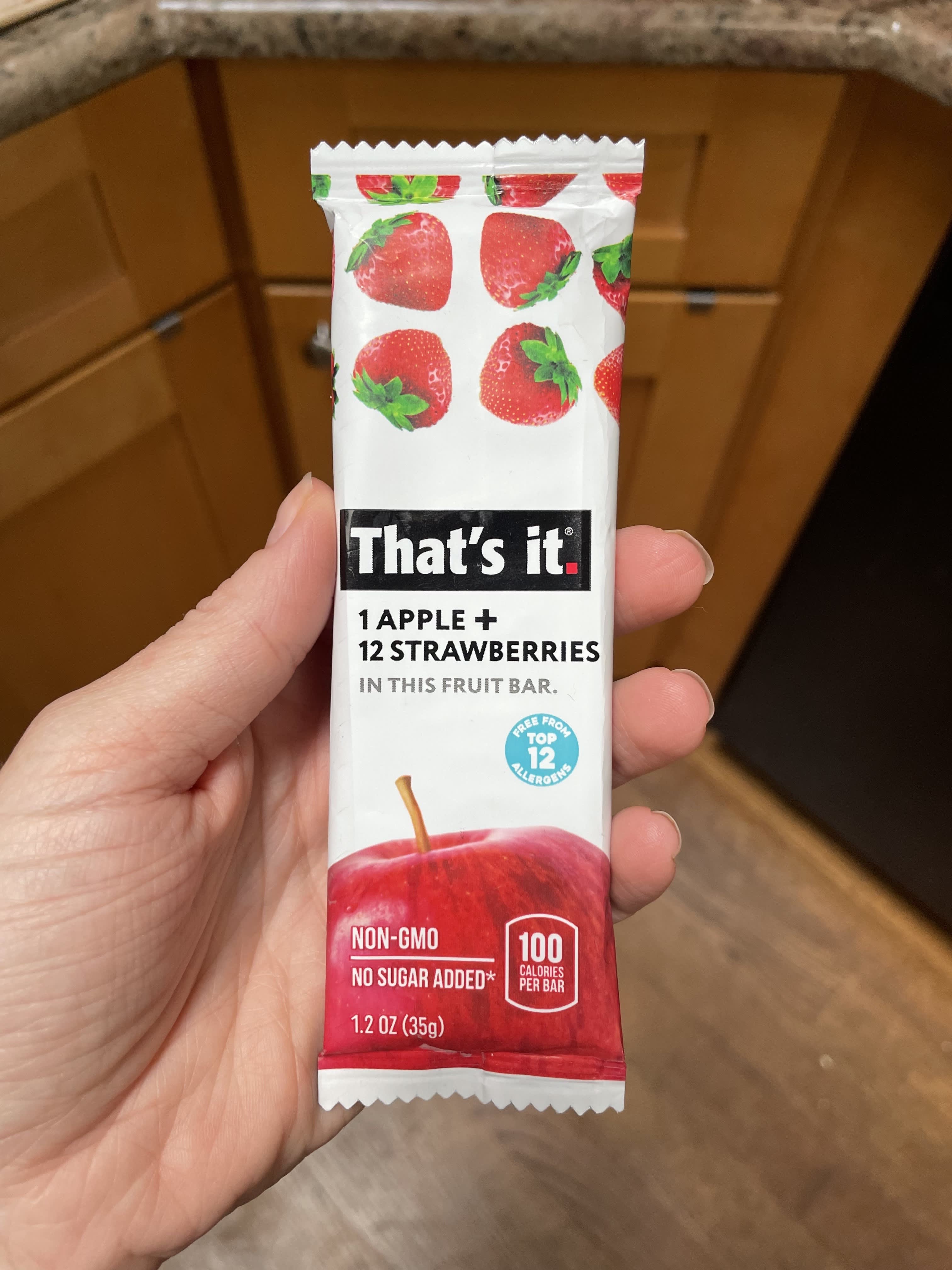 That's It Fruit Bar, Apple and Strawberry - 5 count, 1.2 oz each