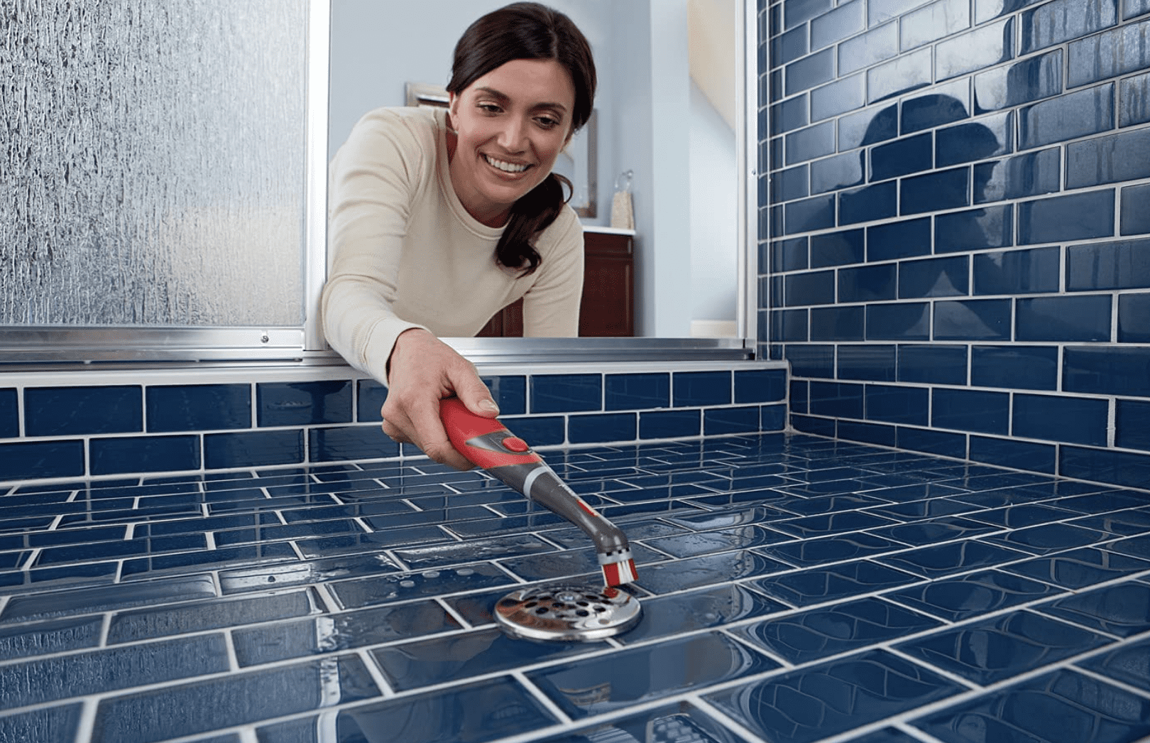 Stop scrubbing! More than 20,000  shoppers agree that this electric  spin brush has made their sinks and tiles 'like new' (and it even works on  tough oven dirt)