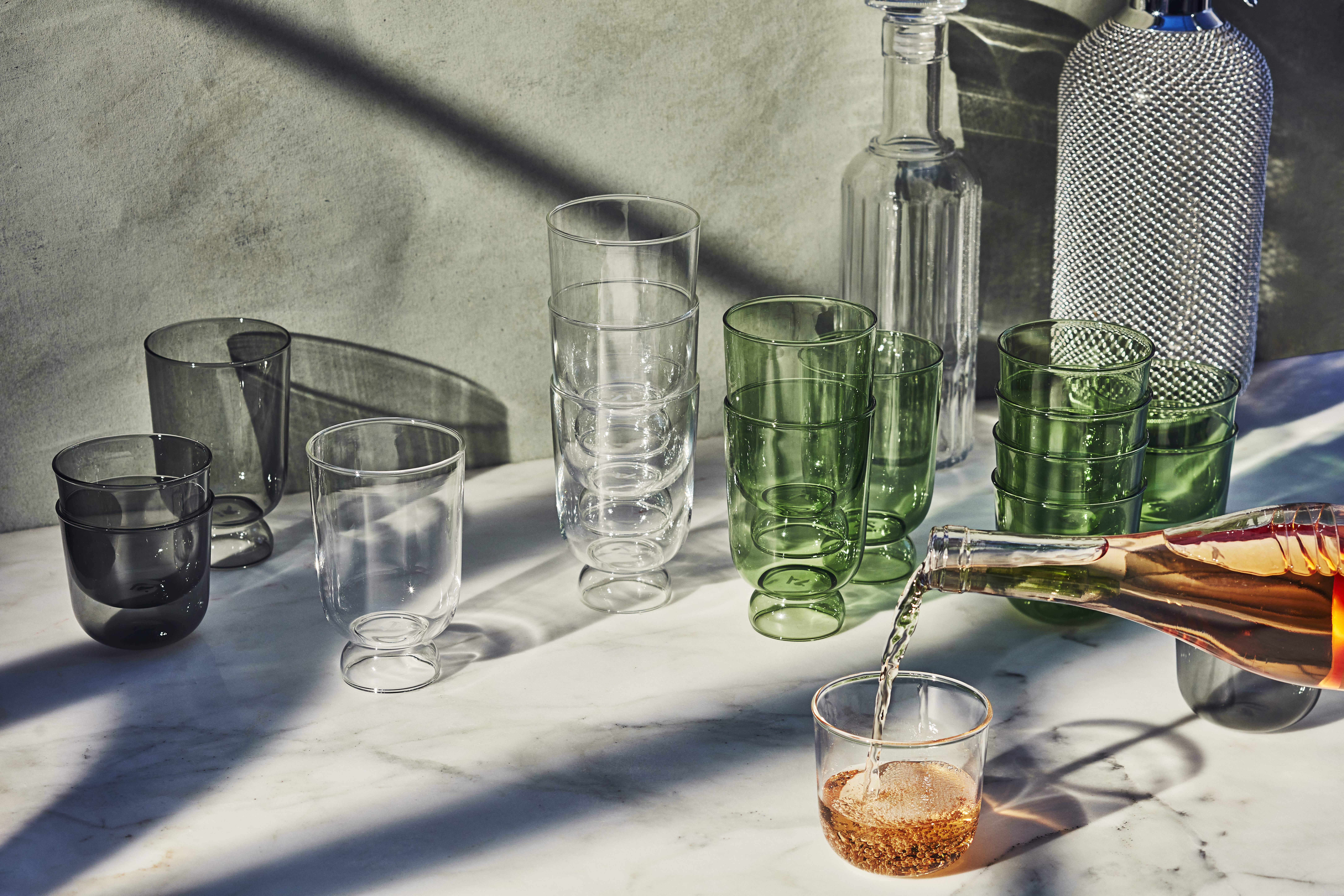 Everyday Drinking Glasses Set of 8 Drinkware Kitchen