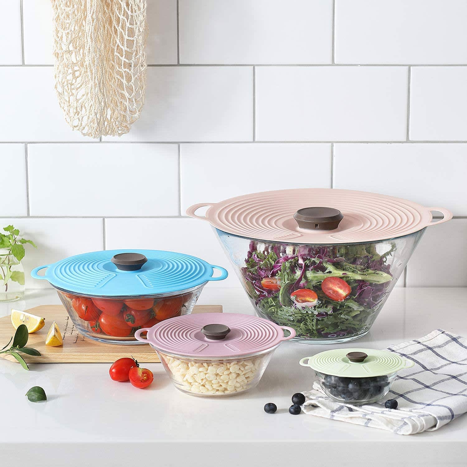The Lids Turn Any Dish Into an Airtight Food Storage Container: Guanci Lids