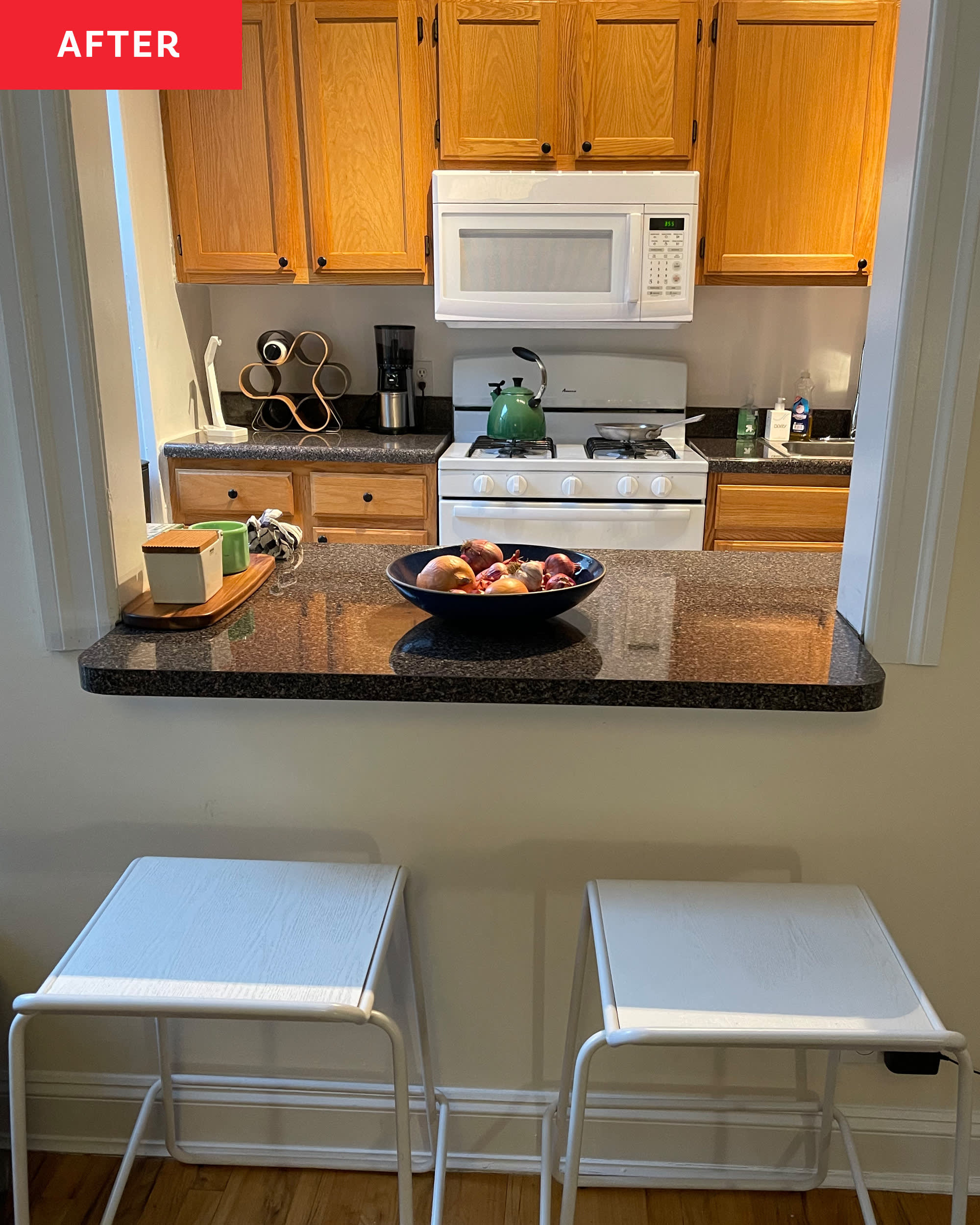 Rental Kitchen Renovation with IKEA Cabinets and Formica Counters