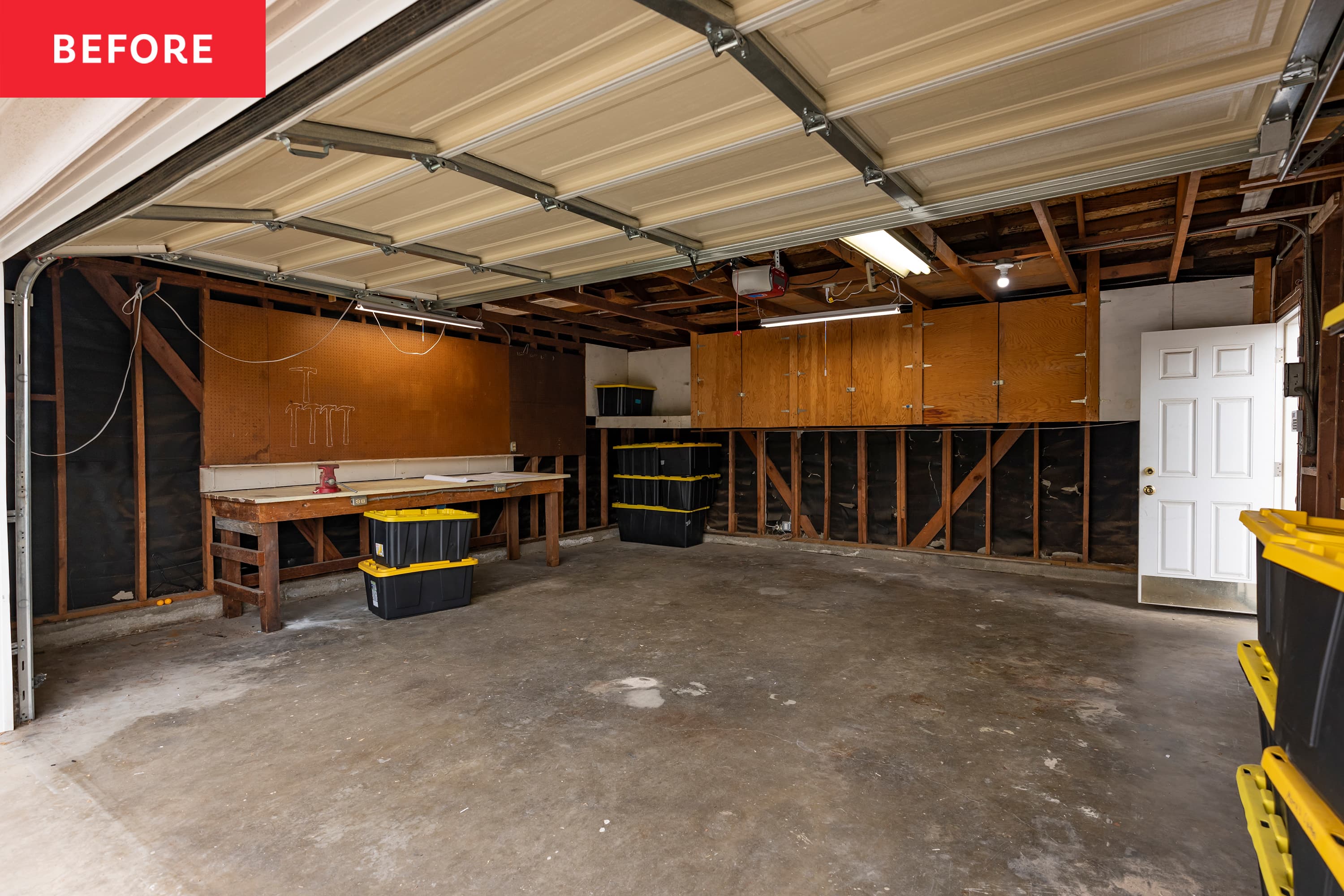 The Garage {before + after}  So Pretty is as Pretty Does.