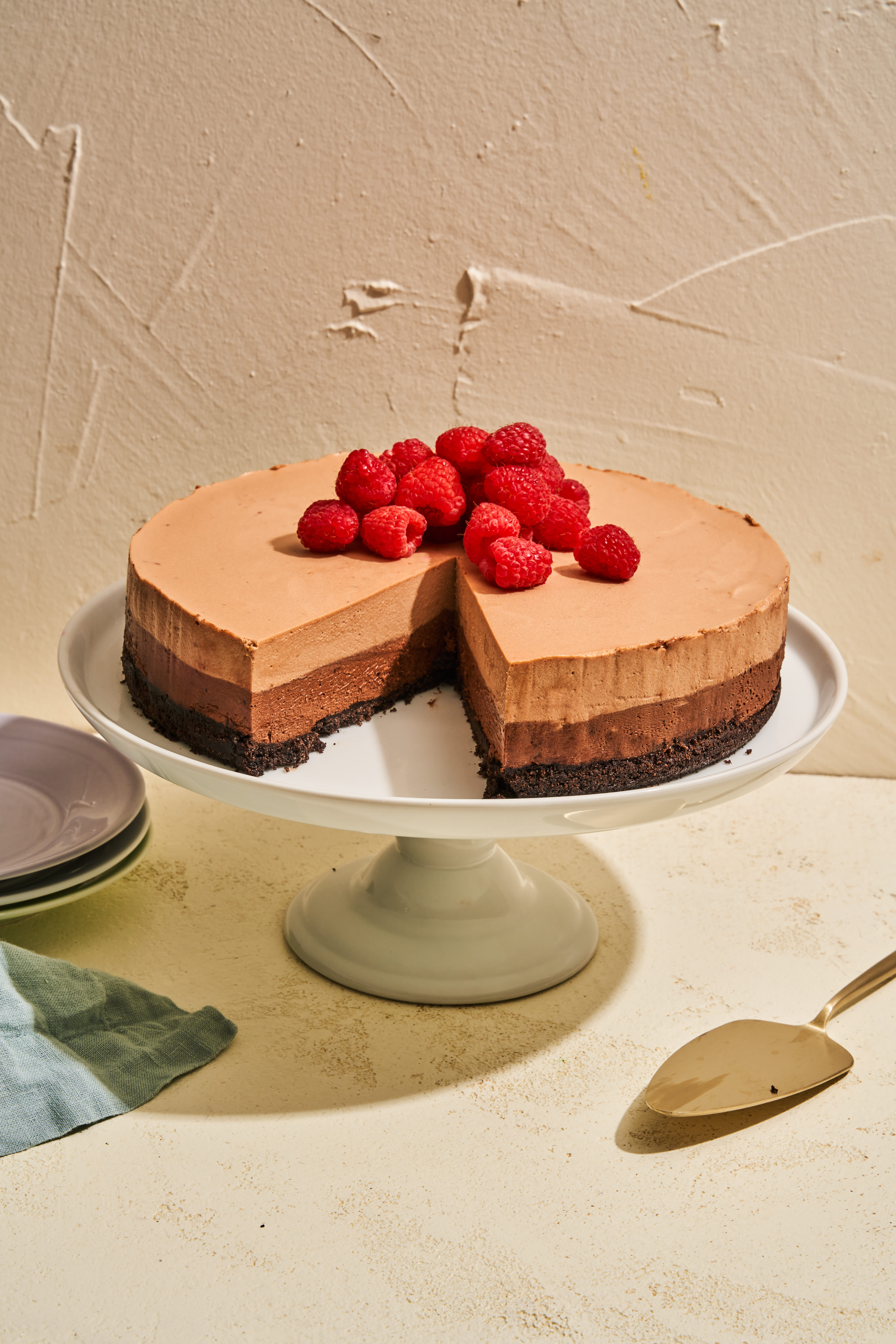 Chocolate Mousse Cheesecake Recipe by Tasty