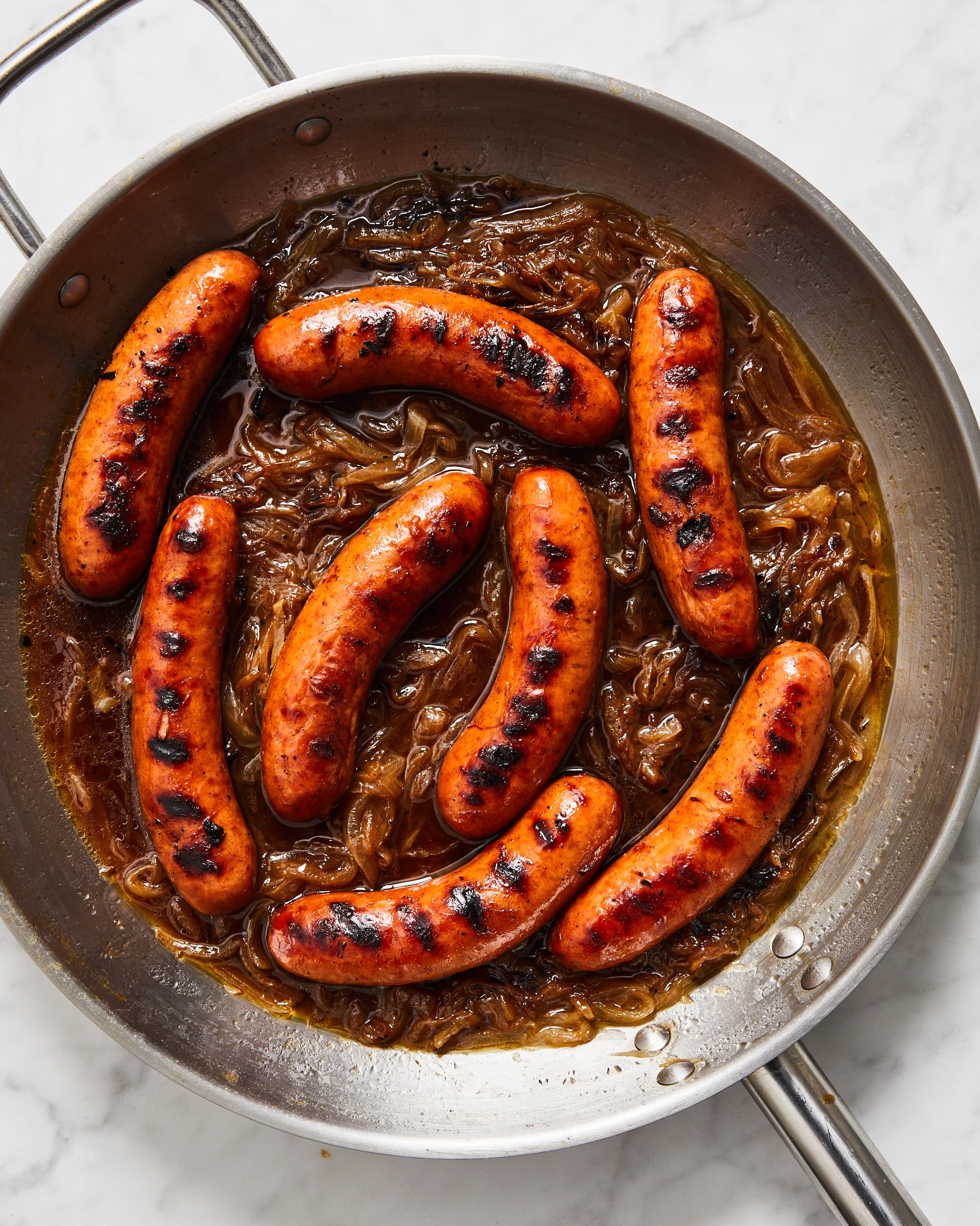 Making Beer Brats on the Stove (no grill!)