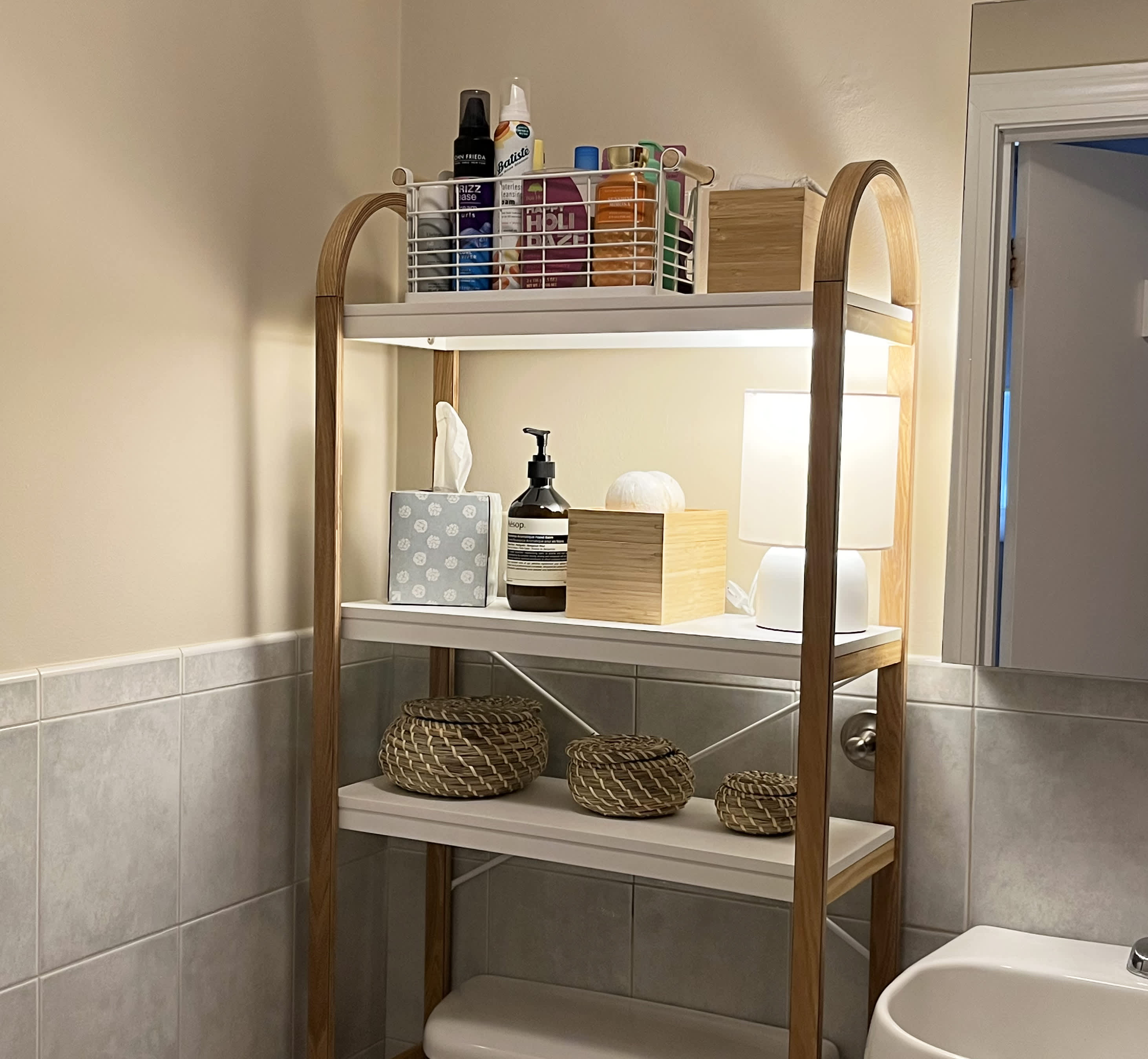 I've Finally Found a Shower Shelf That Can Hold My Products