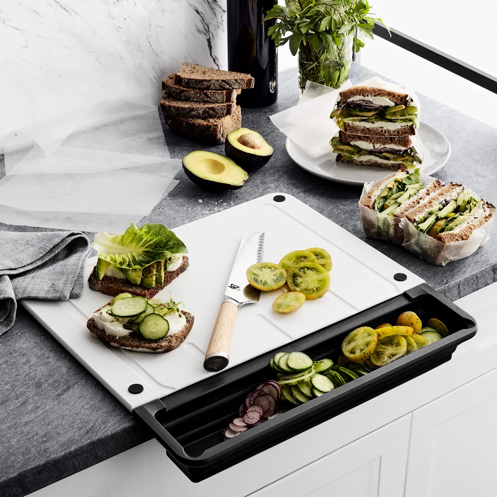 Chop And Pour With This Folding Chopping Board For Mess-Free Cooking