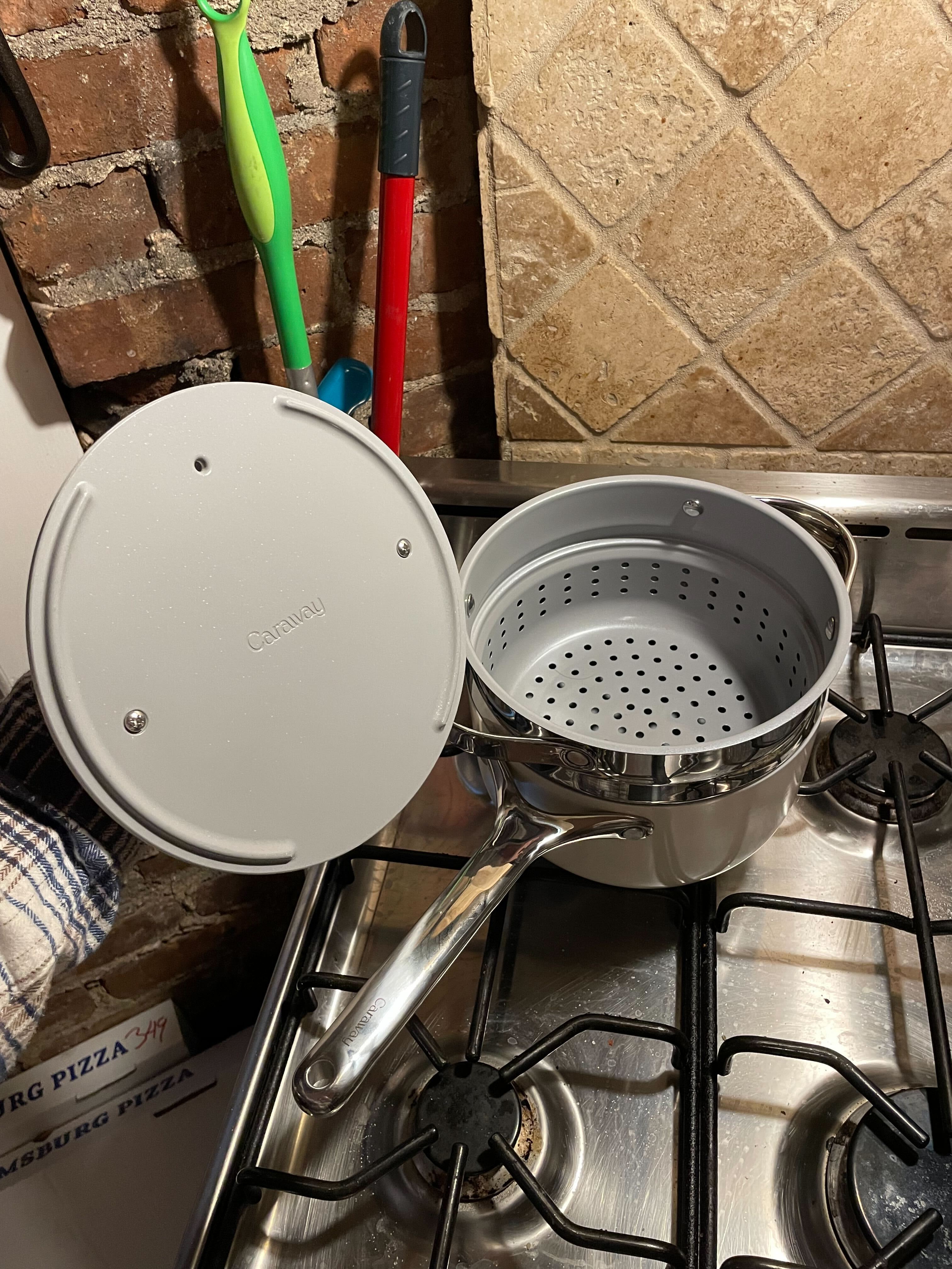Caraway Large Stainless Steel Steamer