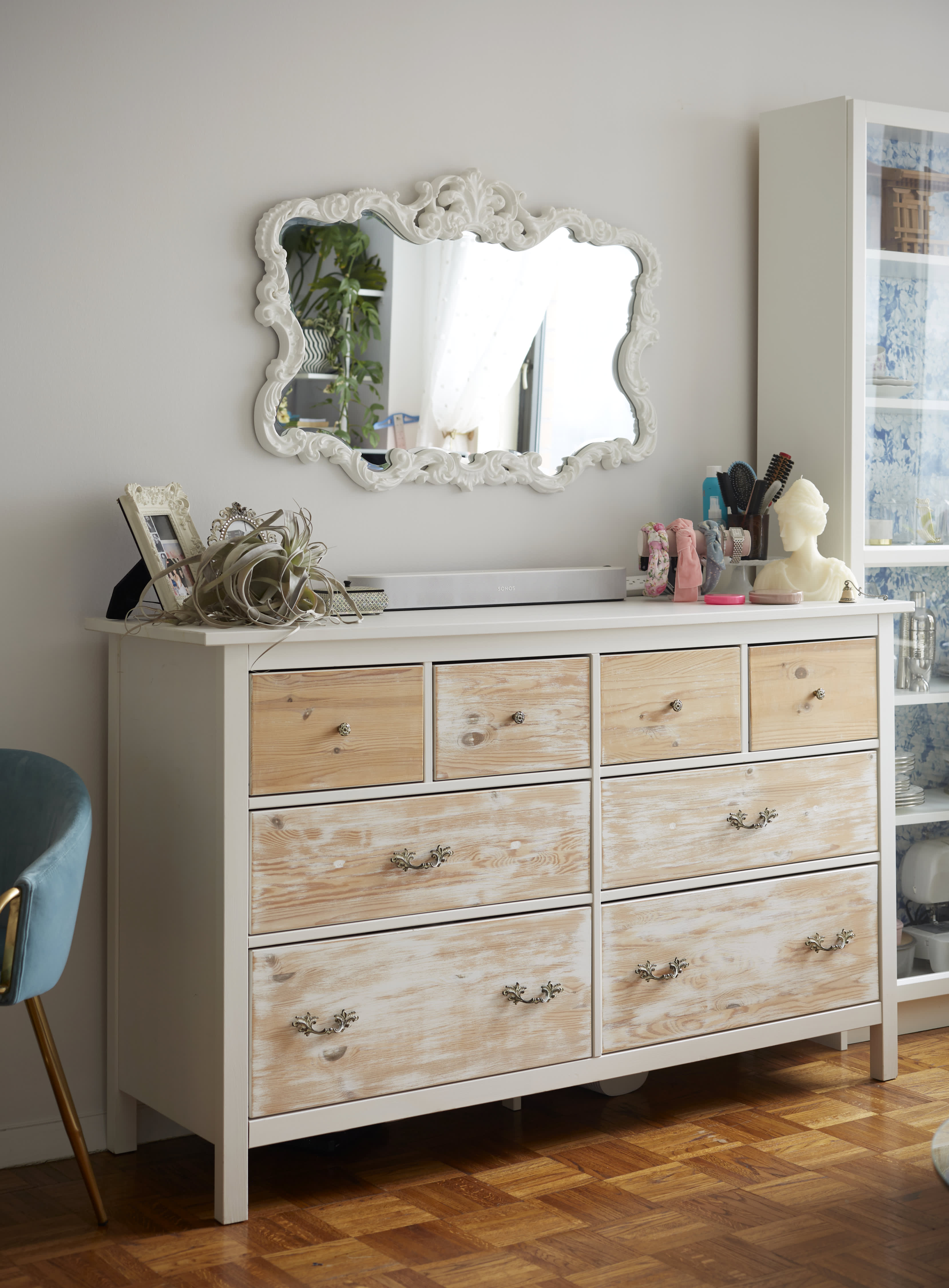 An IKEA HEMNES Gets a Vintage-Style Hack: See Photos | Apartment Therapy An IKEA HEMNES Gets a Vintage-Style Hack: See Photos | Apartment Therapy