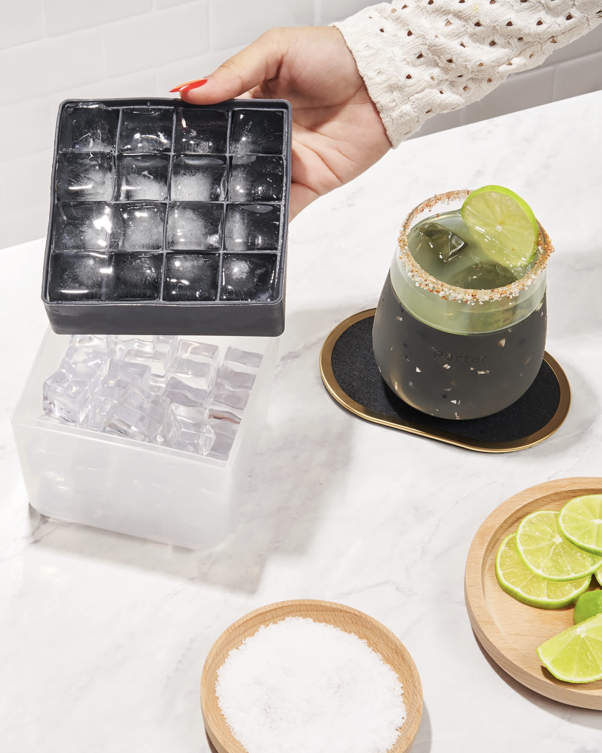 W&P Design Pebble Ice Tray - Charcoal